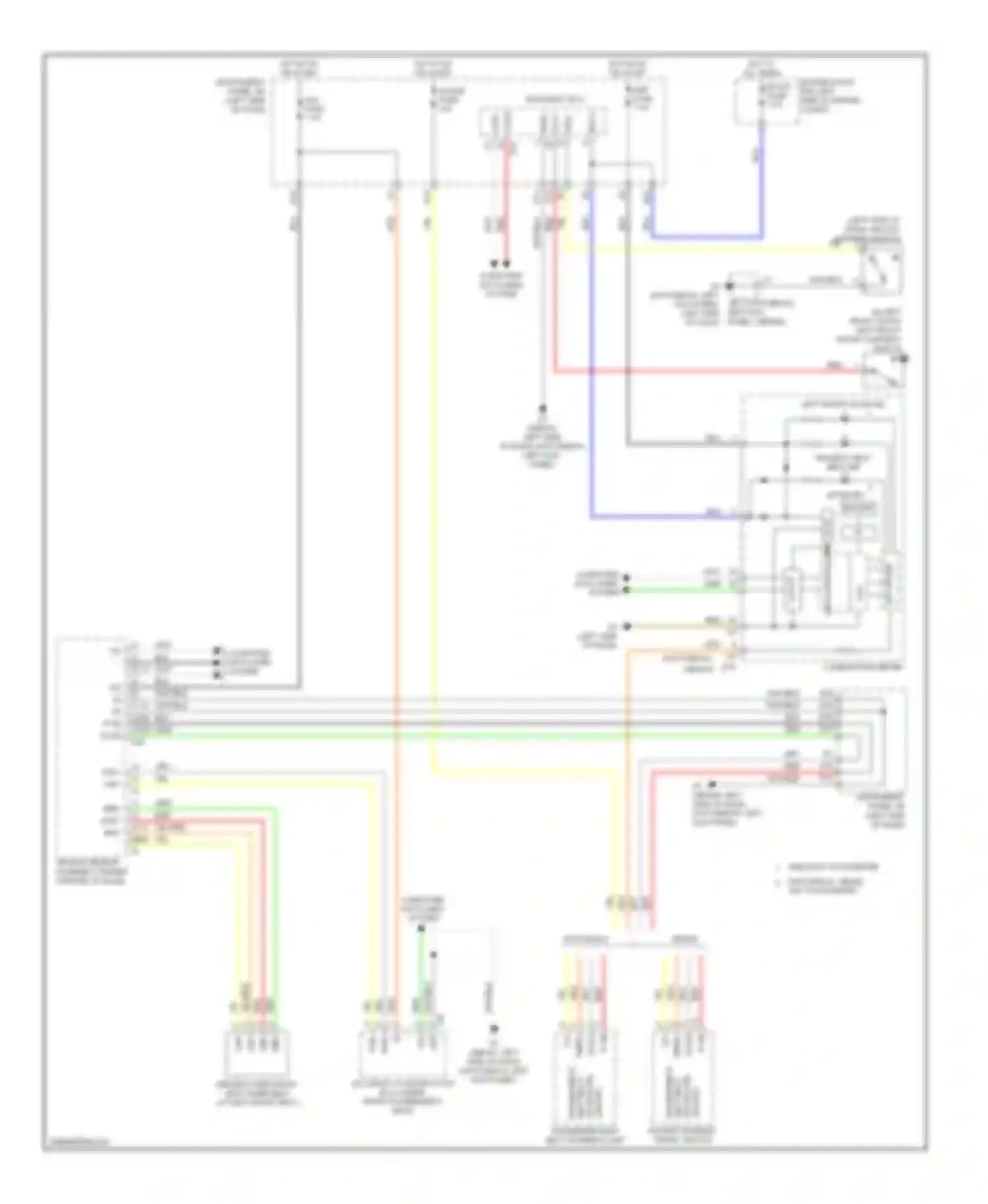 Yaris Toyota II (2005-2009): Warning systems circuit
