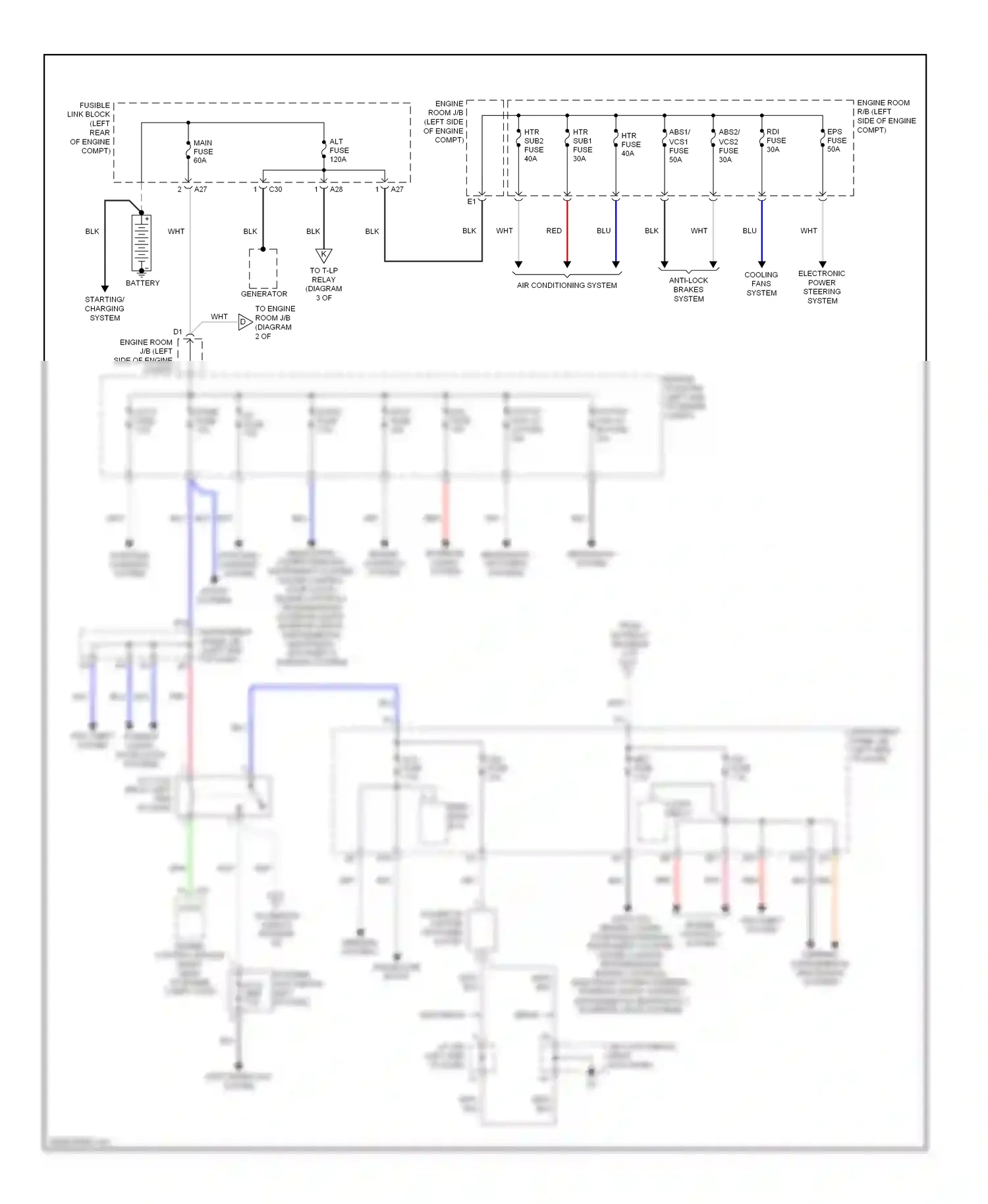Wiring diagram anti-theft system engine controls system for Toyota Yaris II (2005-2009) (1 of 1)