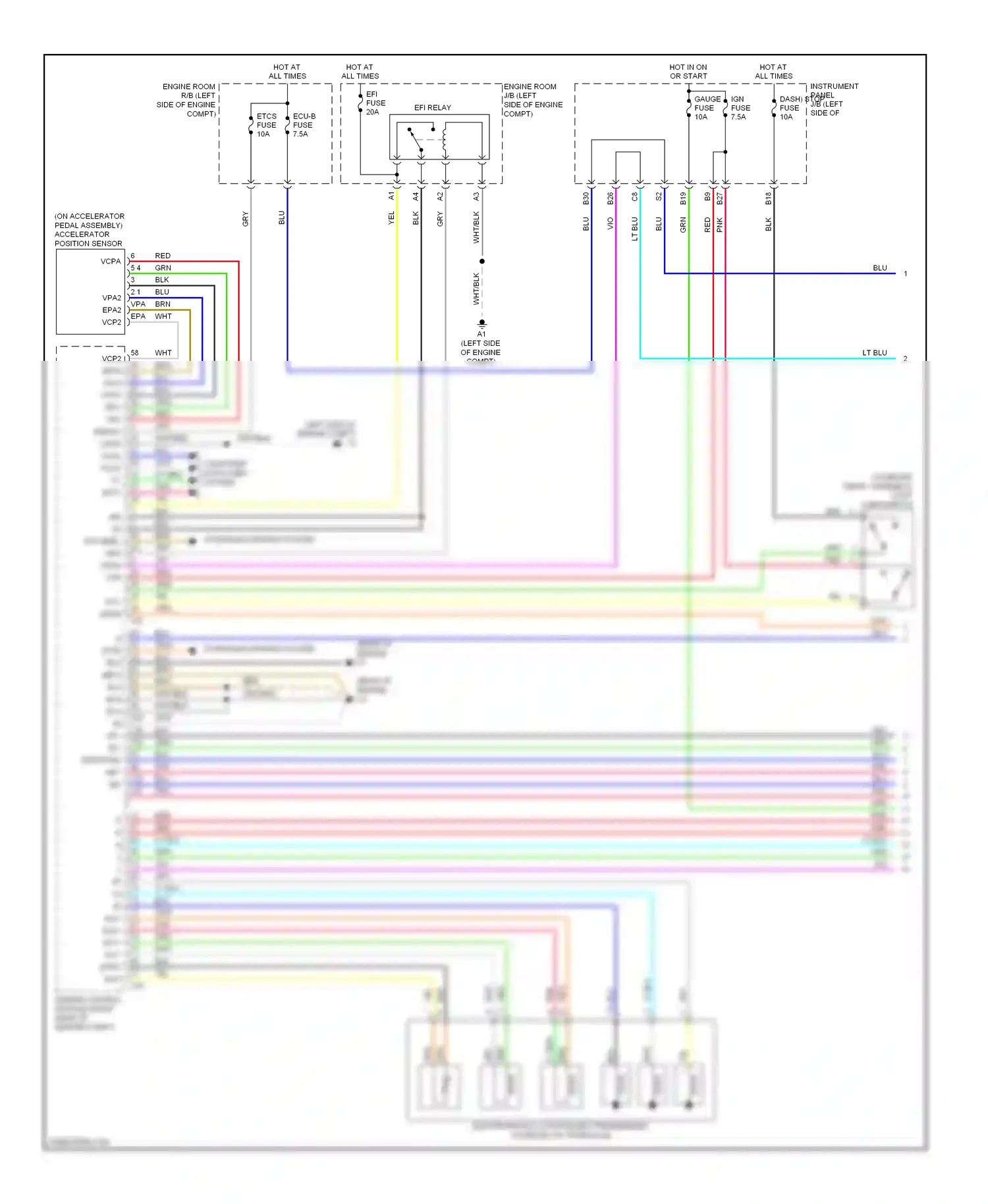 Wiring diagram computer data lines system for Toyota Yaris II (2005-2009) (12 of 14)