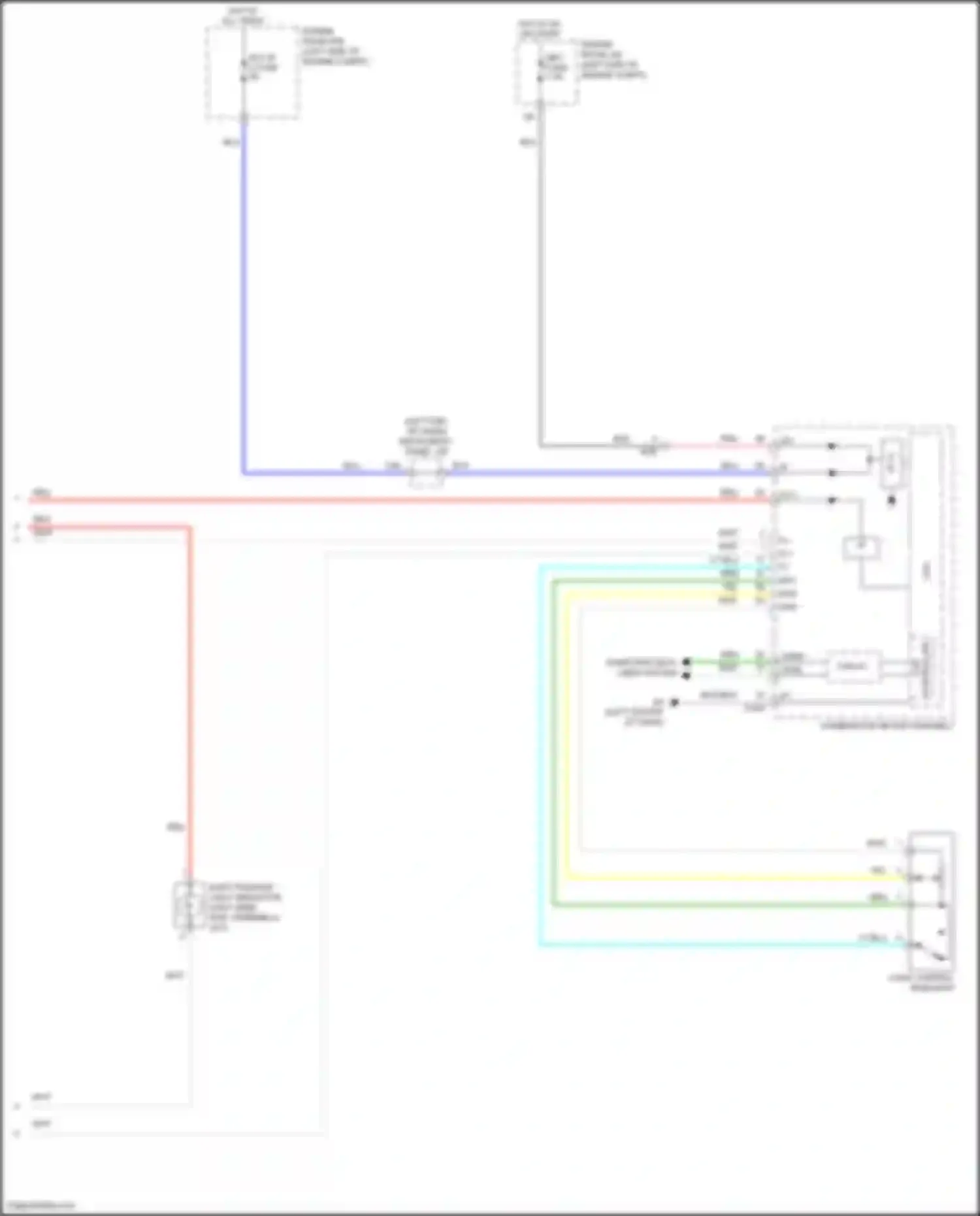 Yaris Toyota III facelift 2 (2016-2020): Instrument illumination circuit (2 of 2)