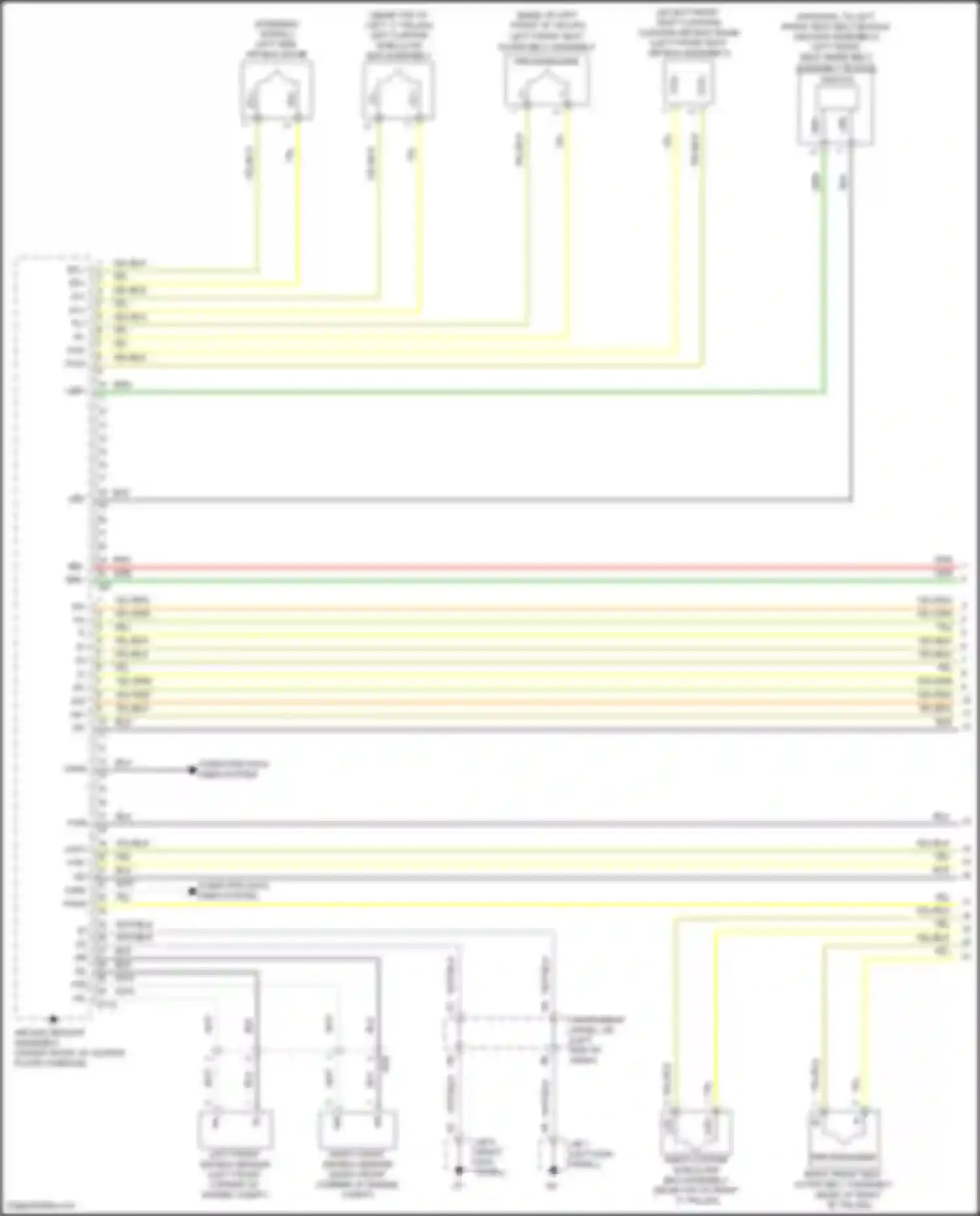 Yaris Toyota III facelift 2 (2016-2020): Supplemental restraints circuit (1 of 3)
