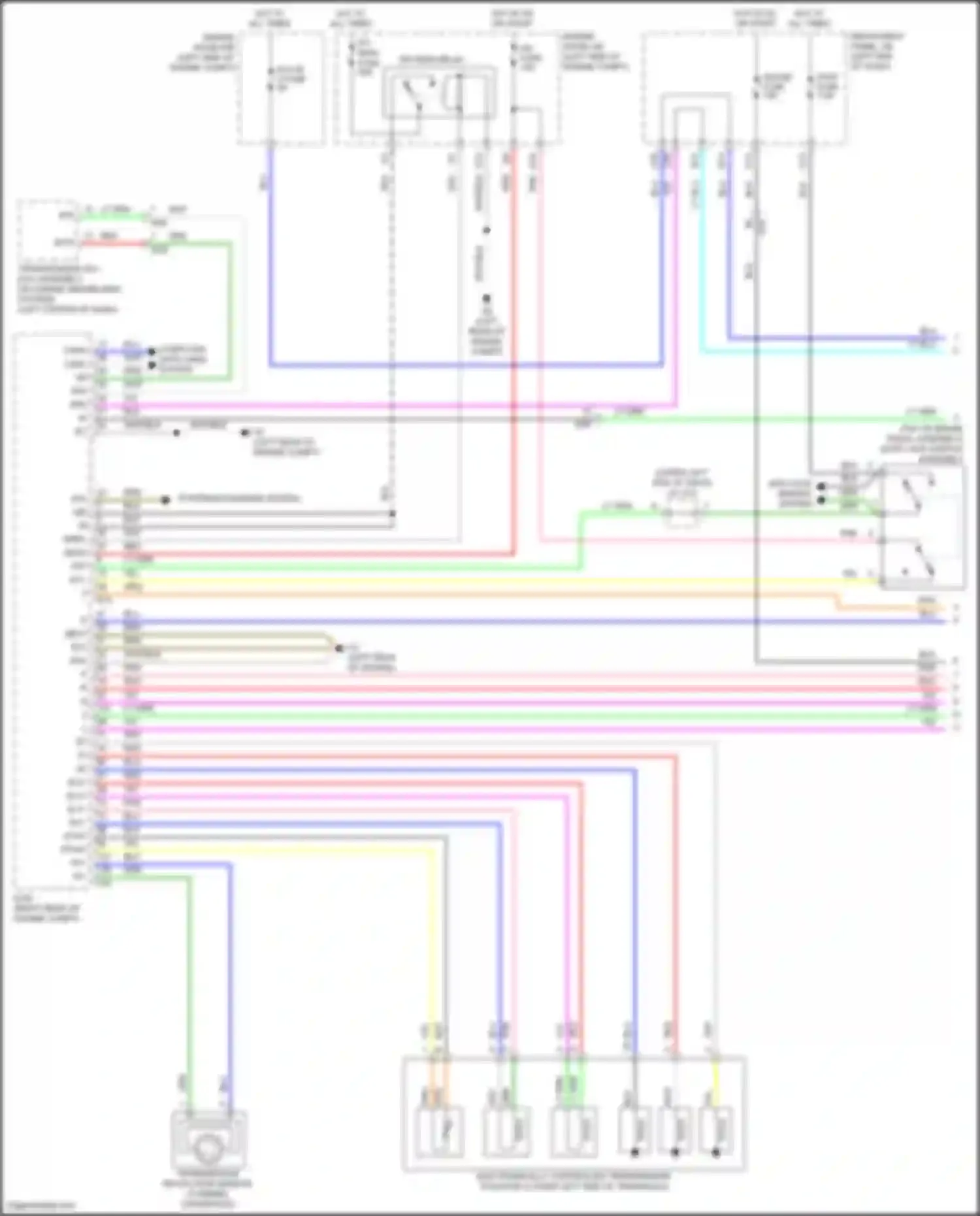 Yaris Toyota III facelift 2 (2016-2020): Transmission circuit (1 of 2)