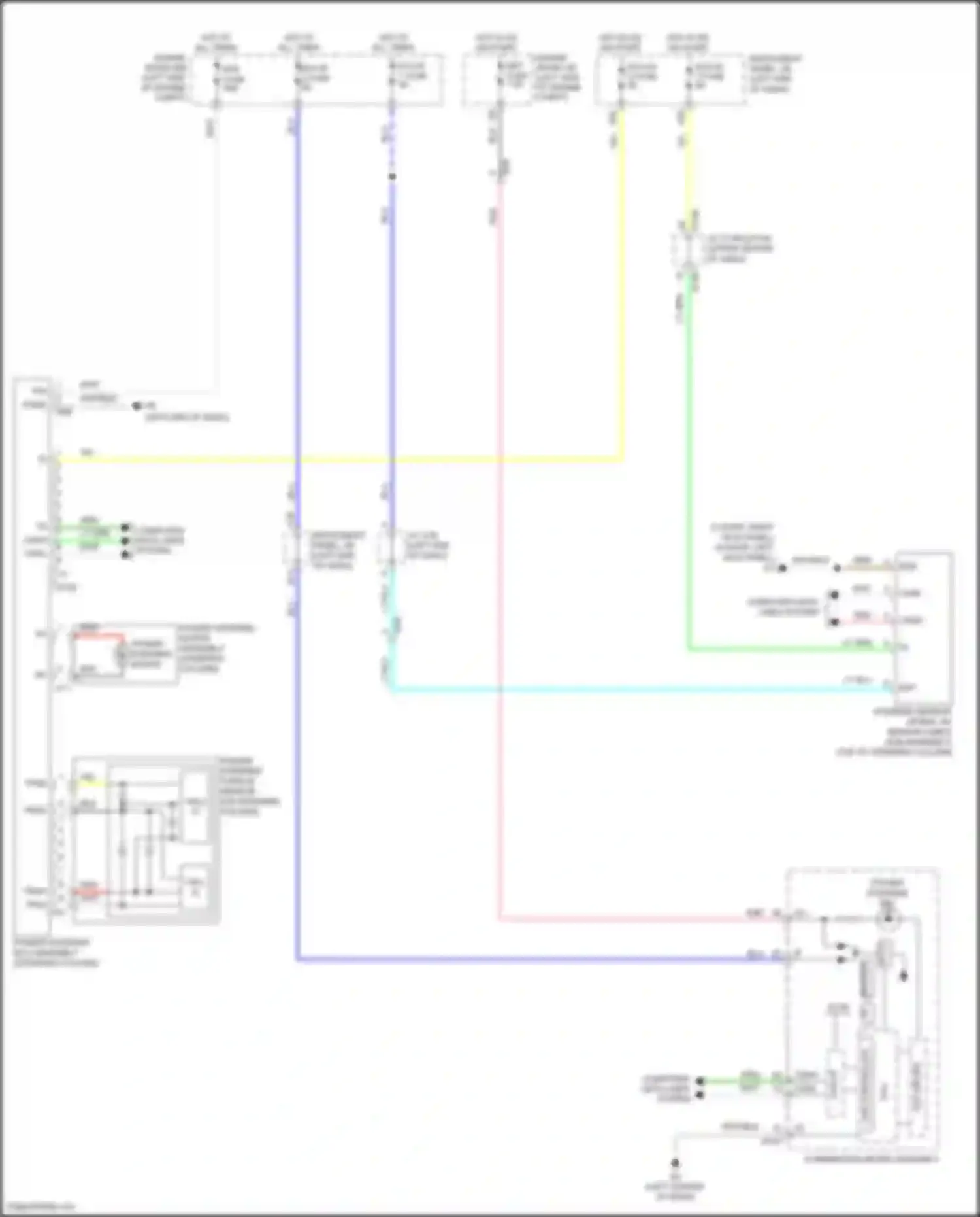 Wiring diagram combination meter assembly for Toyota Yaris III facelift 2 (2016-2020) (14 of 22)