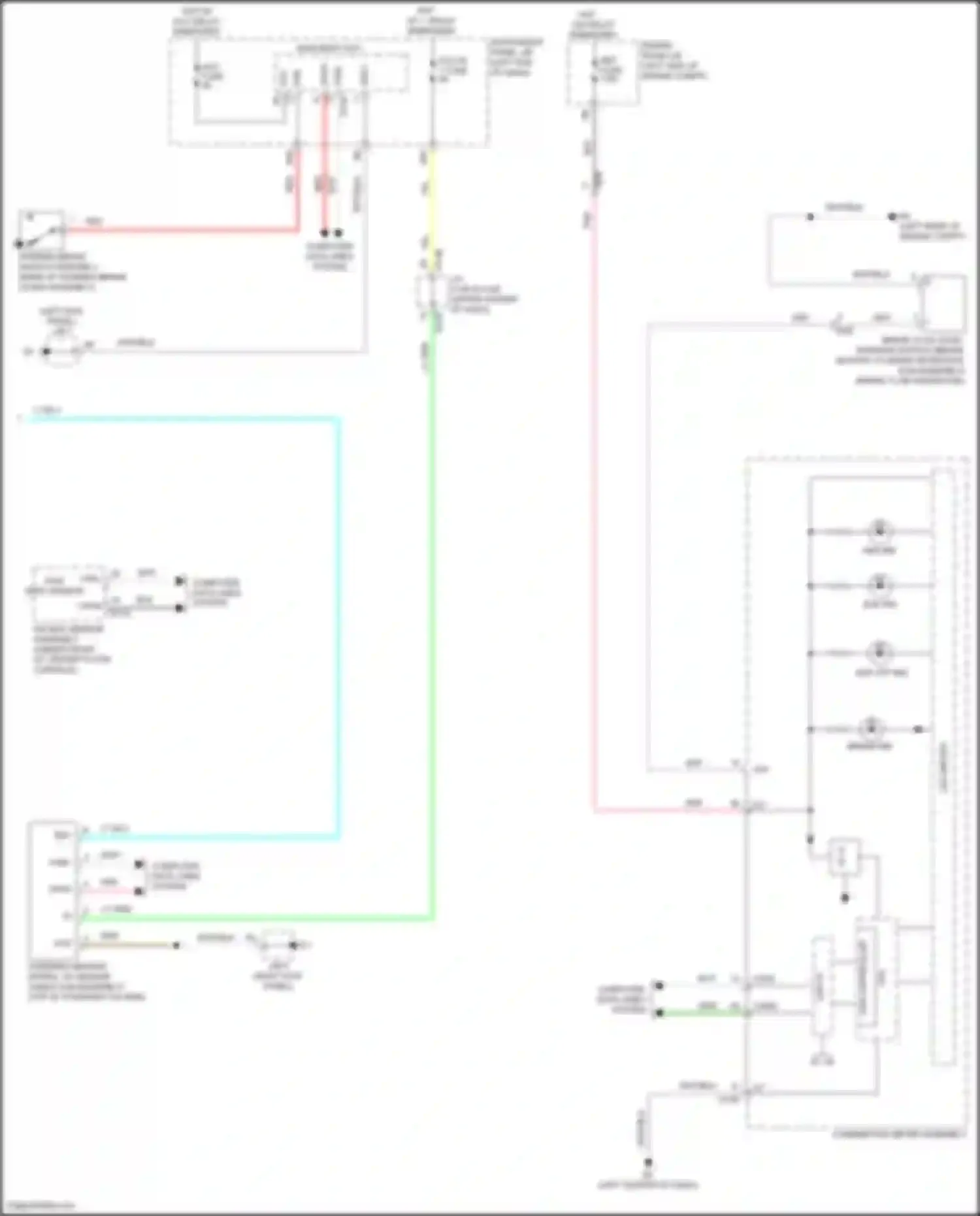 Wiring diagram combination meter assembly for Toyota Yaris III facelift 2 (2016-2020) (11 of 22)