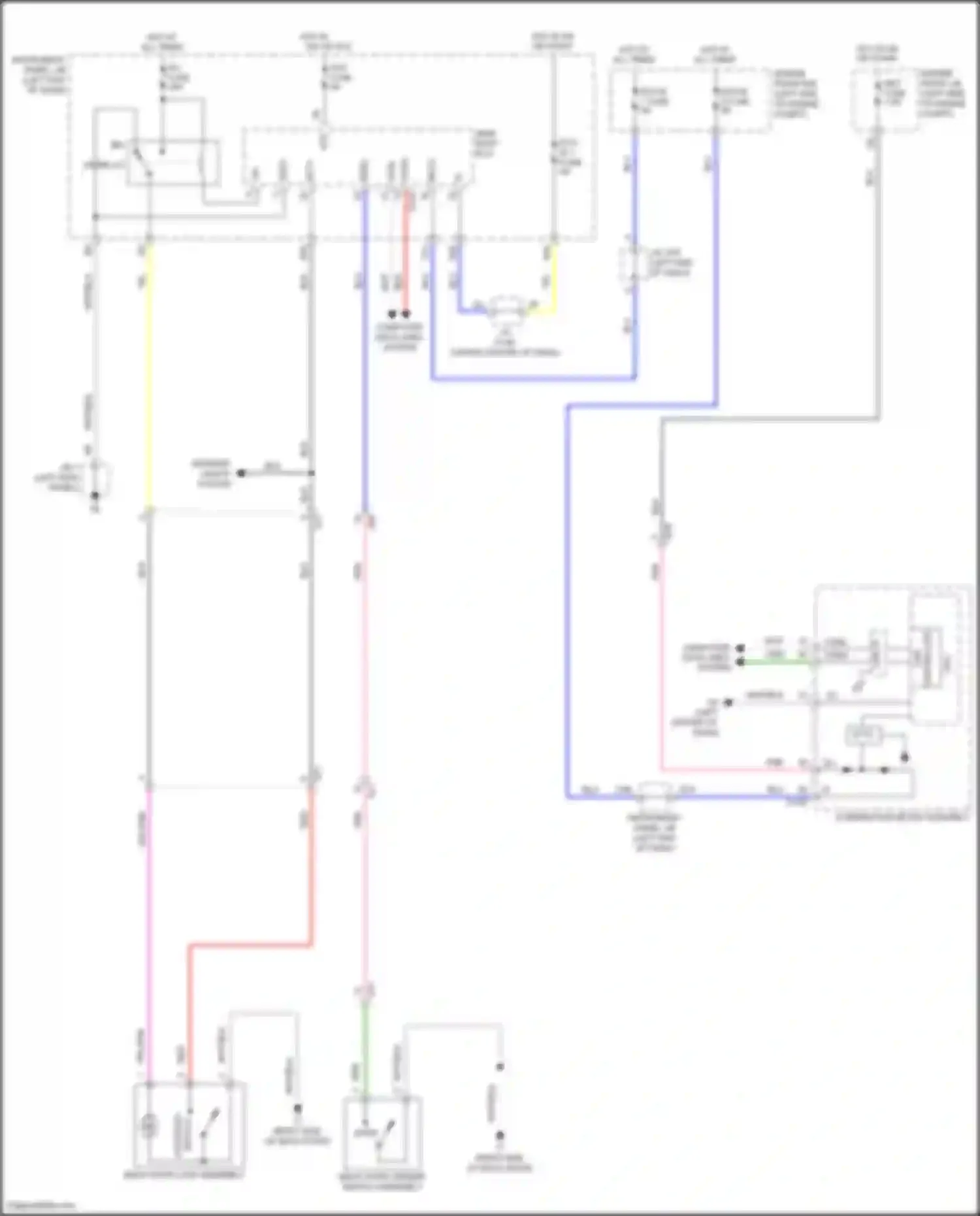 Wiring diagram combination meter assembly for Toyota Yaris III facelift 2 (2016-2020) (12 of 22)
