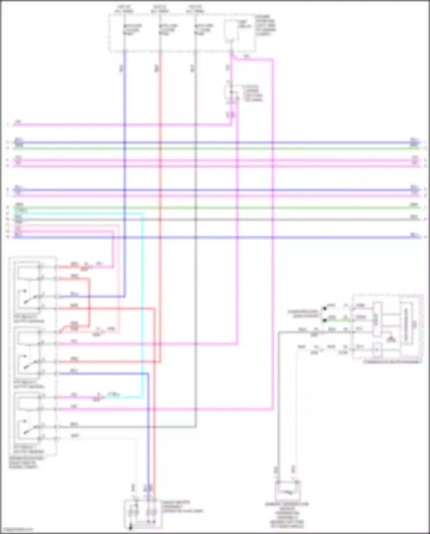 Wiring diagram def relay for Toyota Yaris III facelift 2 (2016-2020) (2 of 2)