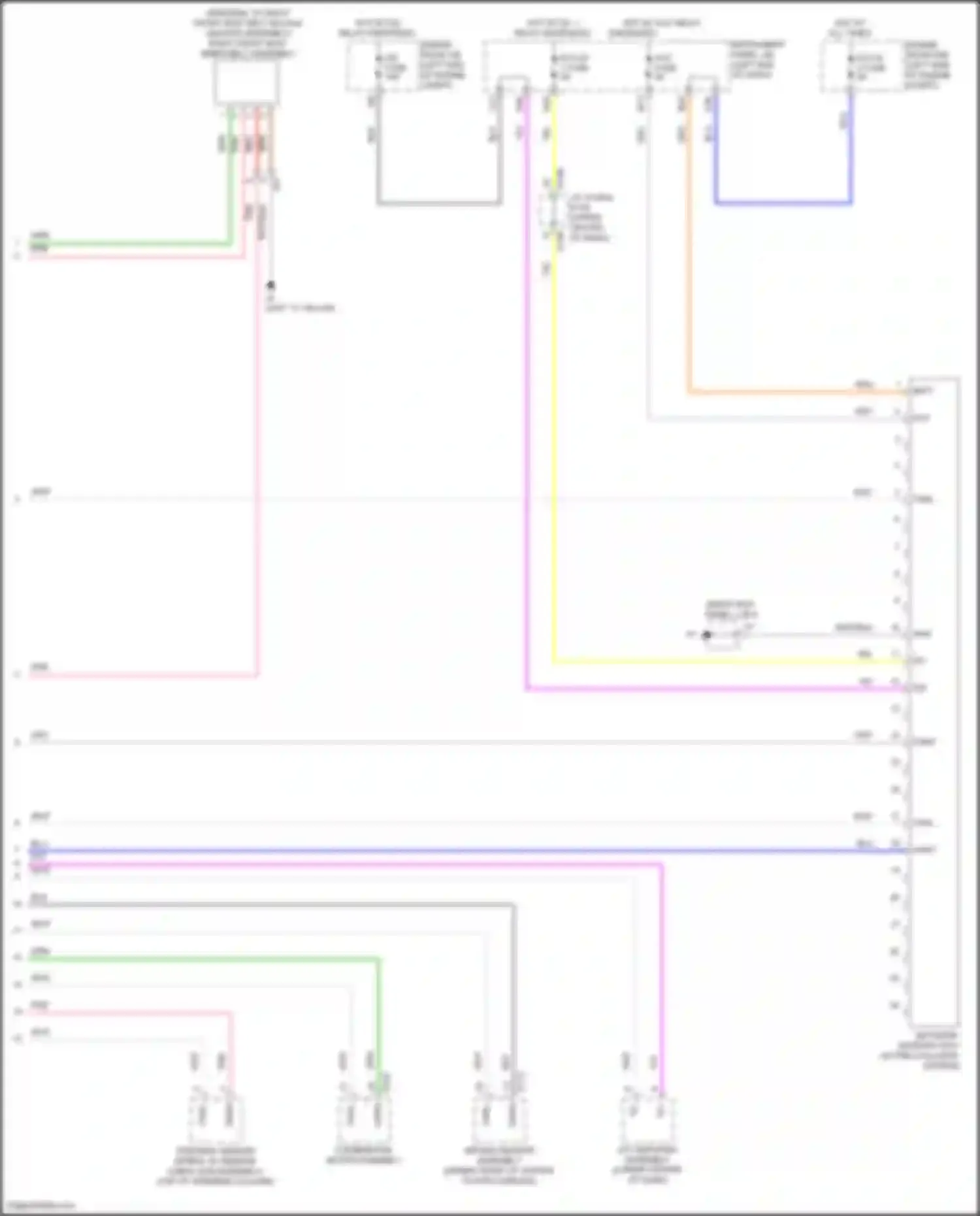 Wiring diagram engine room r/b for Toyota Yaris III facelift 2 (2016-2020) (22 of 33)