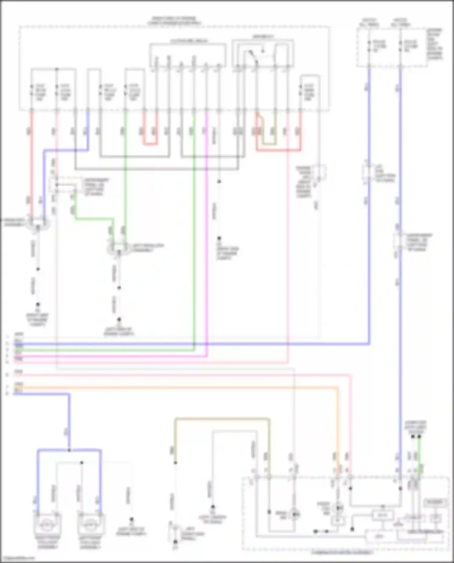 Wiring diagram front fog ind for Toyota Yaris III facelift 2 (2016-2020) (1 of 3)
