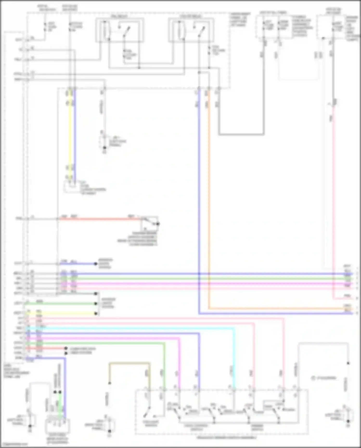 Wiring diagram fusible link block assembly for Toyota Yaris III facelift 2 (2016-2020) (2 of 7)
