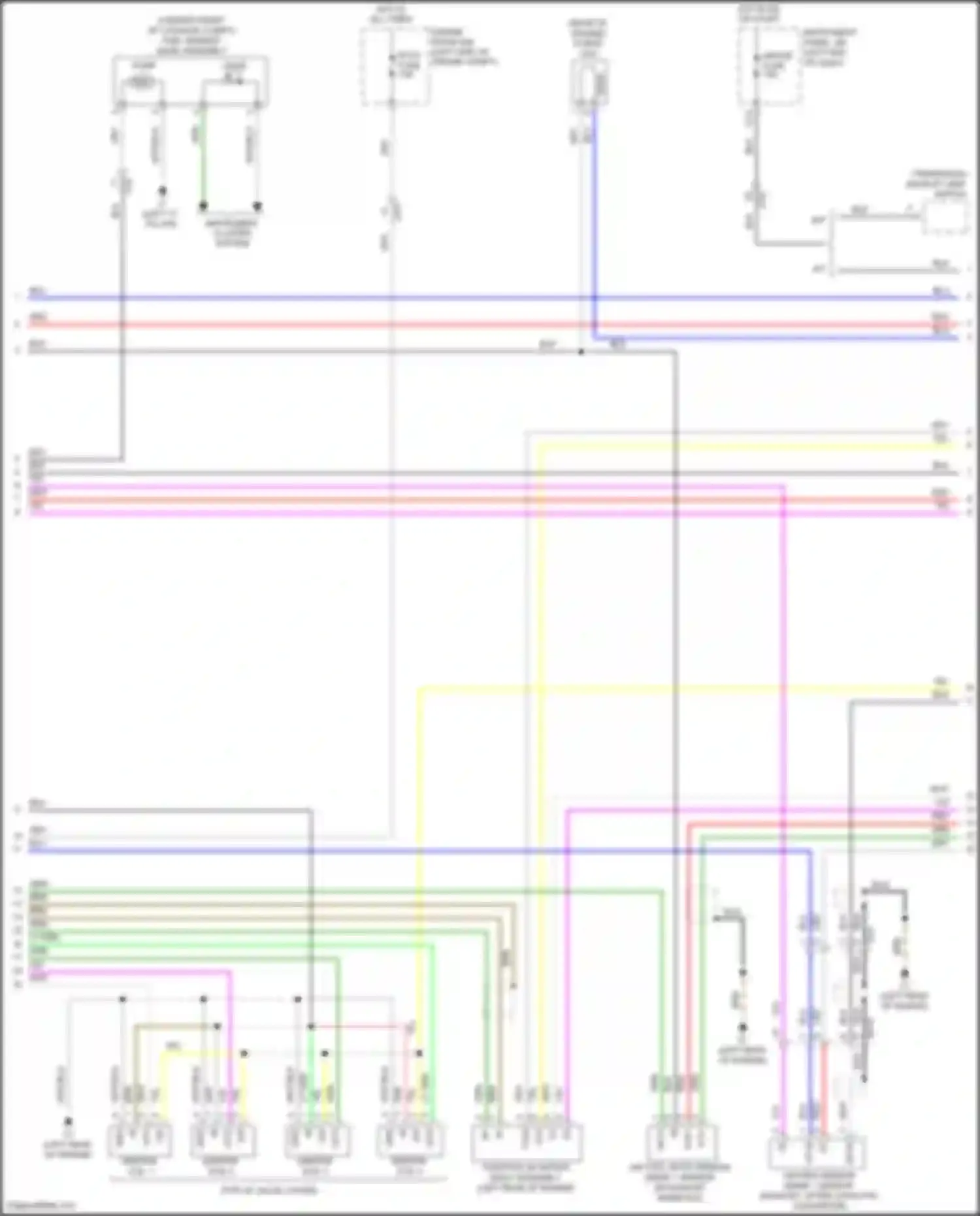Wiring diagram left "c" pillar) for Toyota Yaris III facelift 2 (2016-2020) (12 of 12)