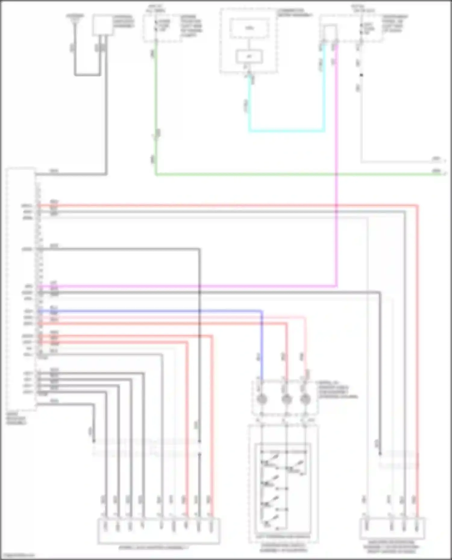 Wiring diagram steering column) for Toyota Yaris III facelift 2 (2016-2020) (8 of 9)