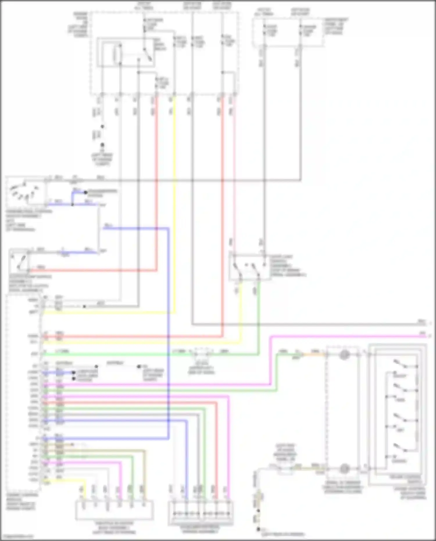 Wiring diagram steering column) for Toyota Yaris III facelift 2 (2016-2020) (3 of 9)