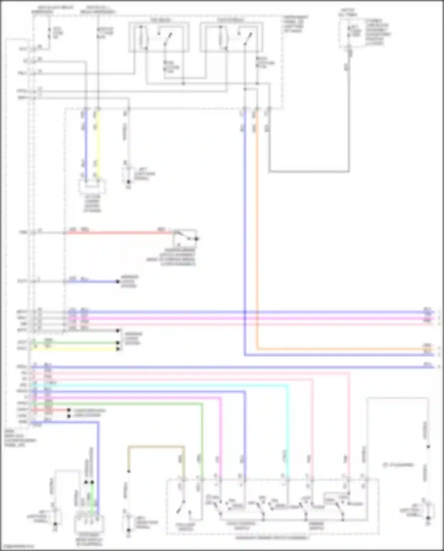 Wiring diagram tail 2 fuse for Toyota Yaris III facelift 2 (2016-2020) (3 of 5)