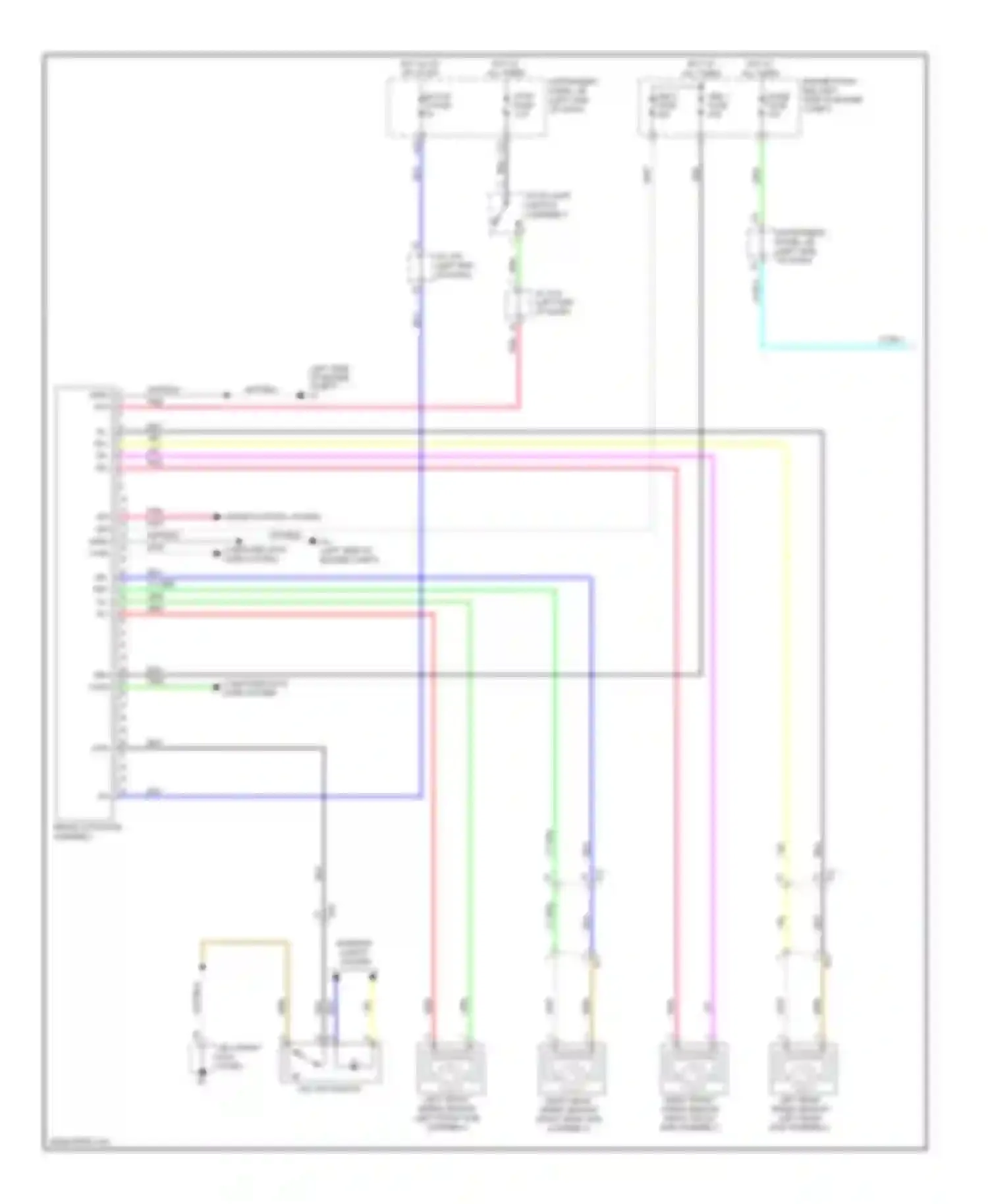 Yaris Toyota III (2010-2014): Anti-lock brakes circuit, with vsc hatchback (1 of 2)