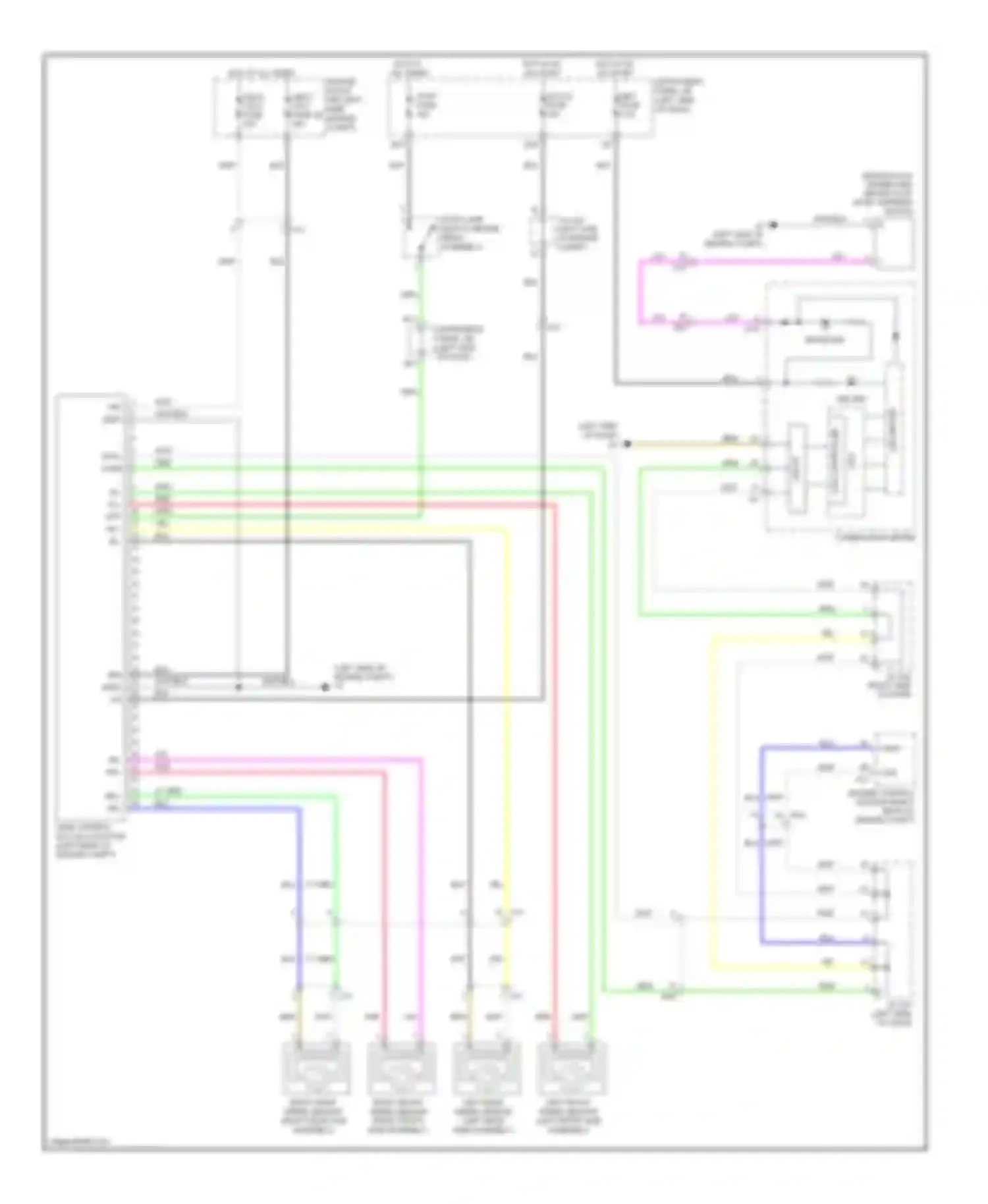 Yaris Toyota III (2010-2014): Anti-lock brakes circuit, without vsc sedan