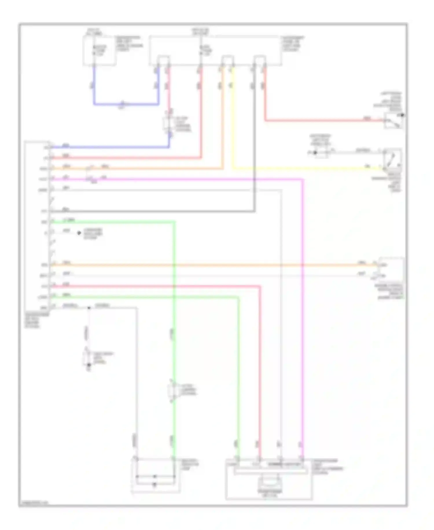 Yaris Toyota III (2010-2014): Immobilizer circuit, sedan