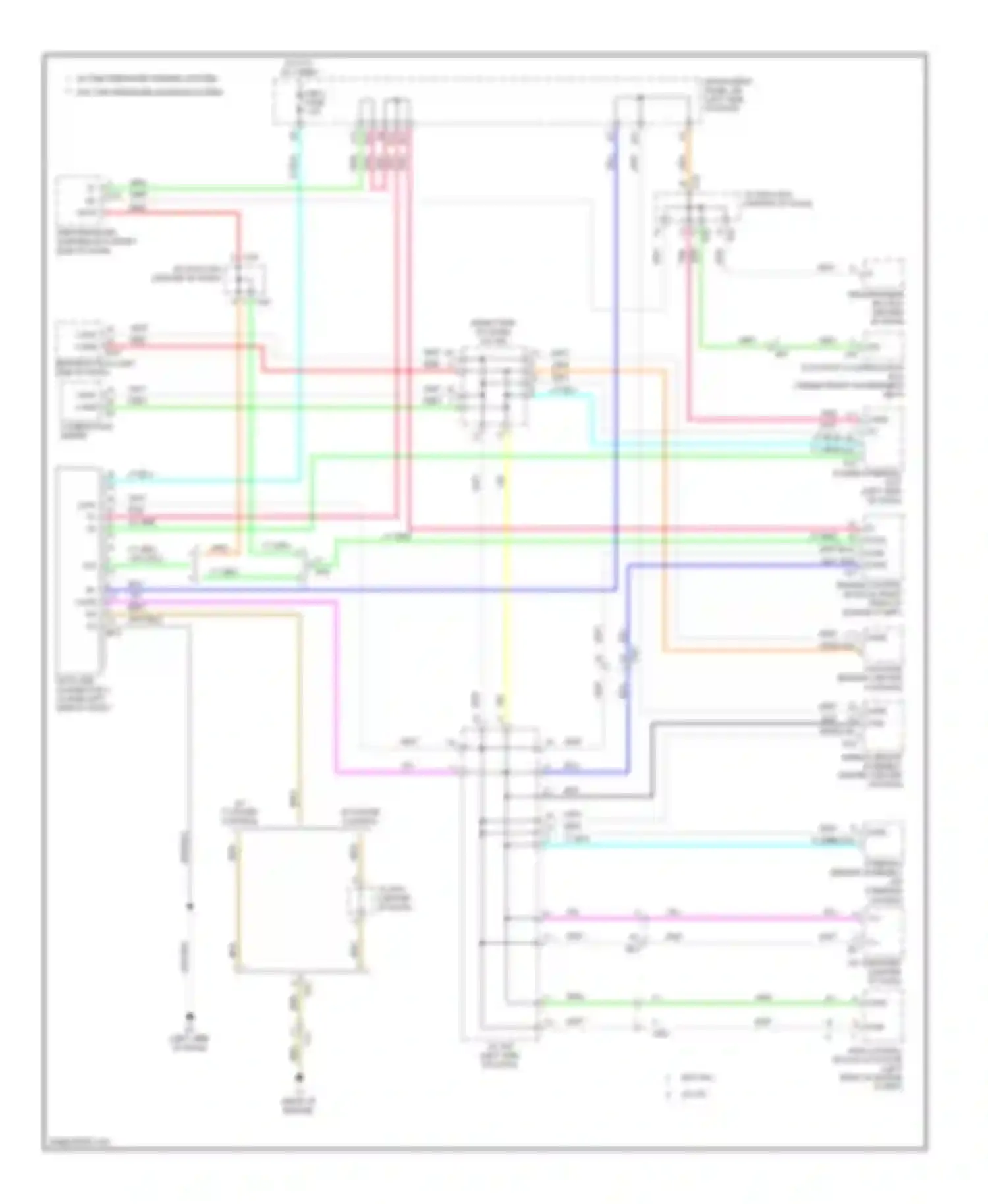 Yaris Toyota III (2010-2014): Computer data lines circuit, sedan