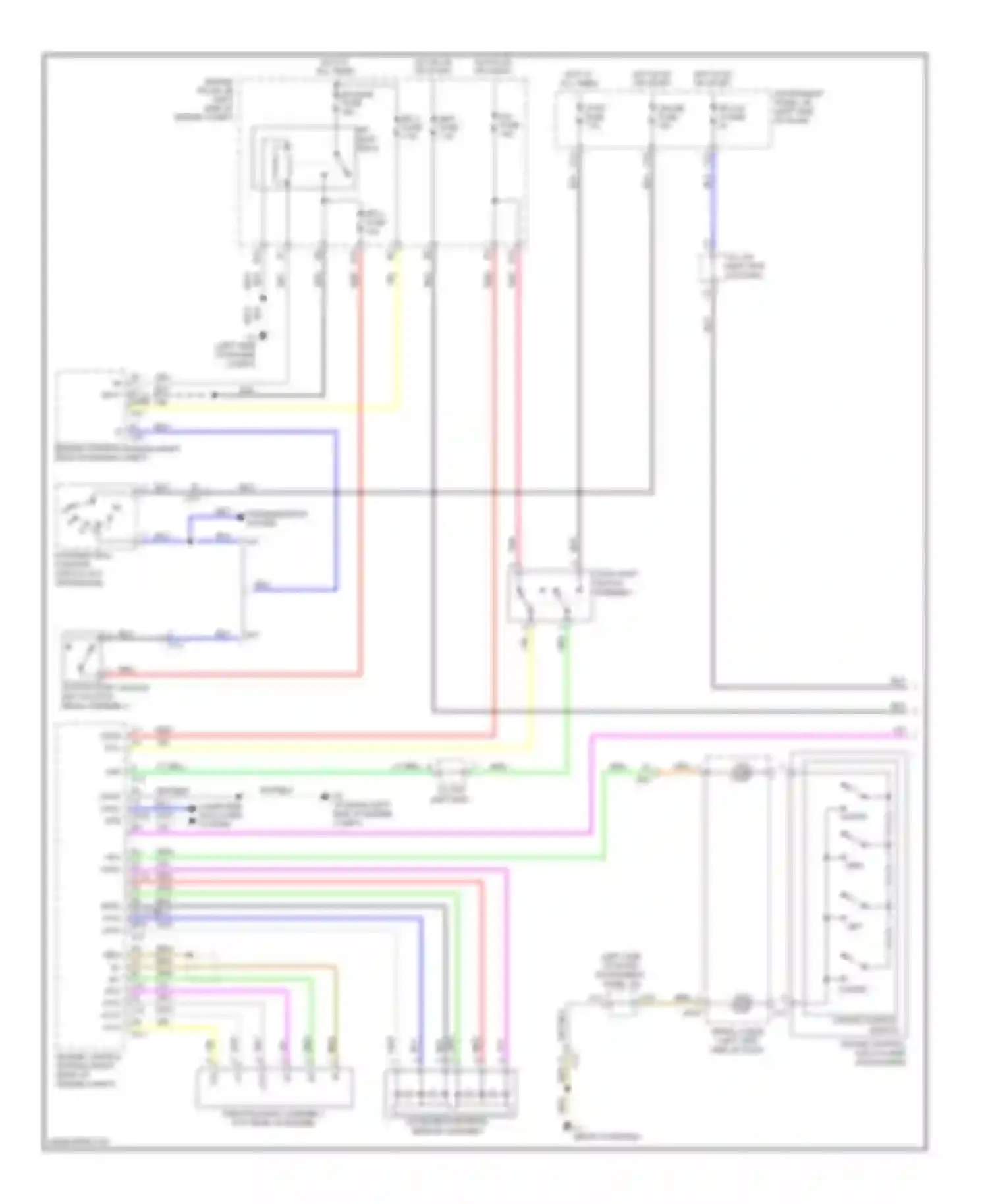 Yaris Toyota III (2010-2014): Cruise control circuit, hatchback (1 of 2)