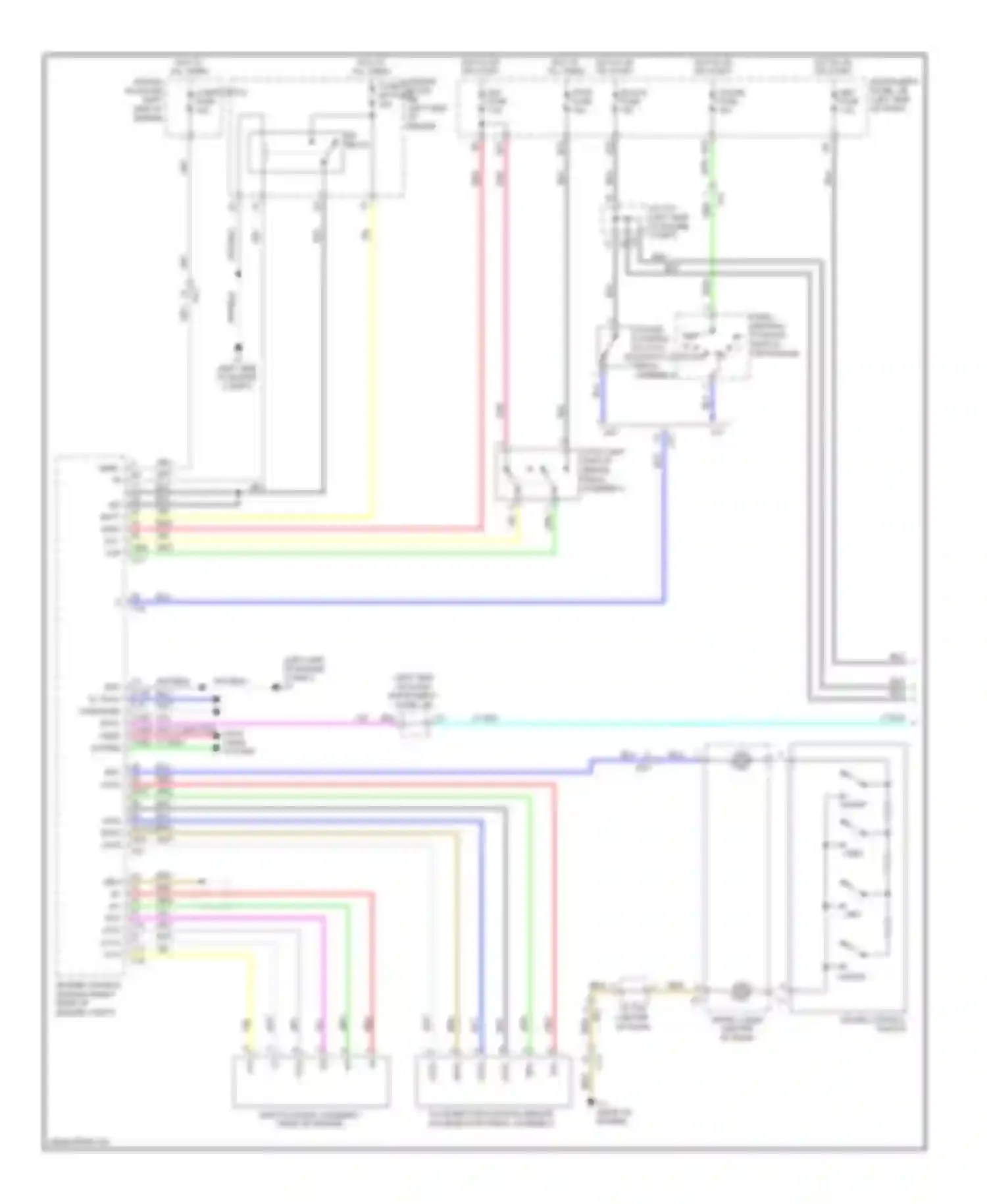 Yaris Toyota III (2010-2014): Cruise control circuit, sedan (1 of 2)