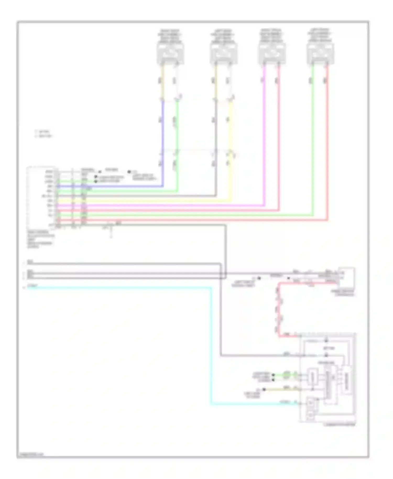 Yaris Toyota III (2010-2014): Cruise control circuit, sedan (2 of 2)