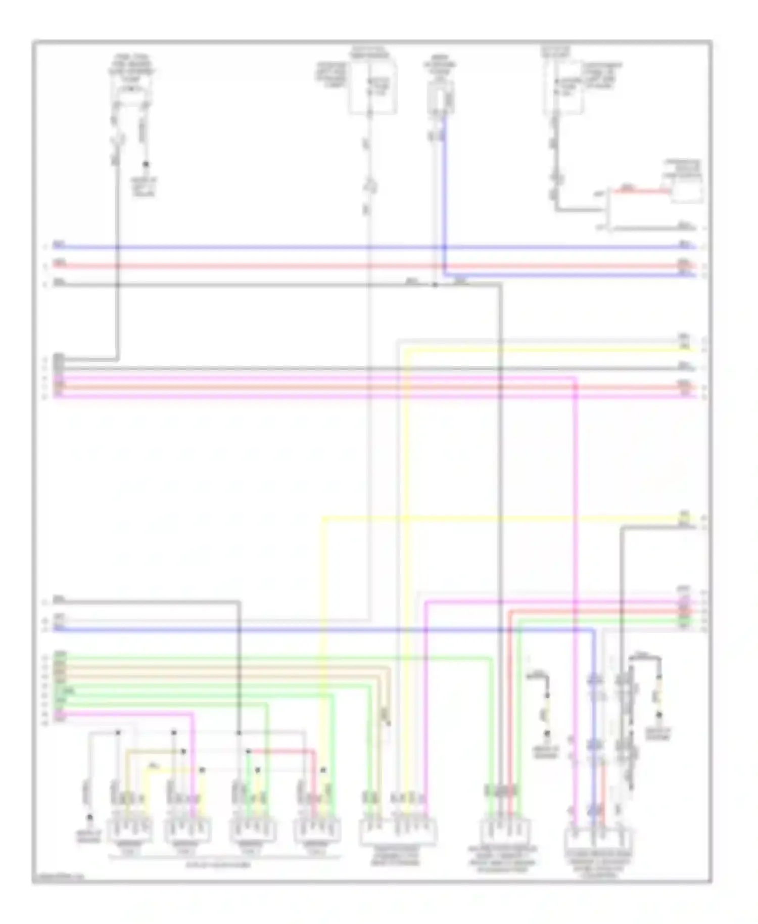 Yaris Toyota III (2010-2014): Wiring diagram engine performance 1.5l, hatchback (3 of 4)