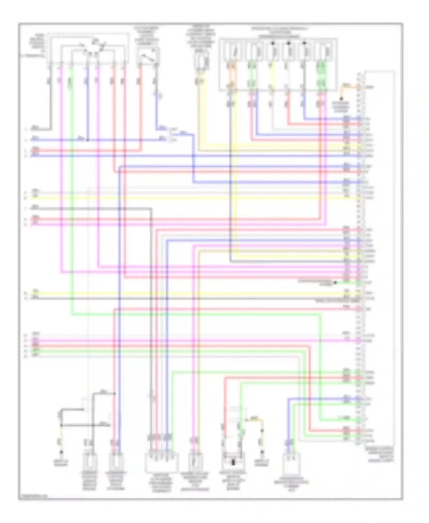 Yaris Toyota III (2010-2014): Wiring diagram engine performance 1.5l, hatchback (4 of 4)