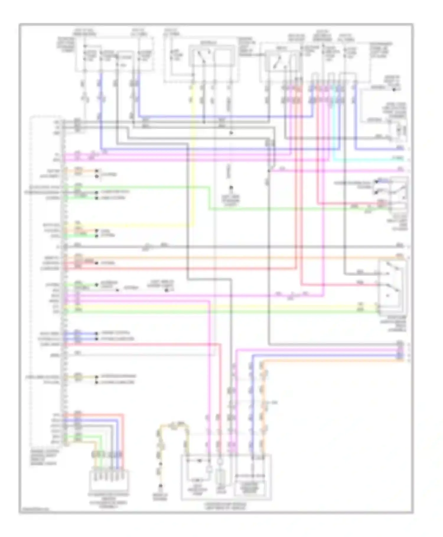 Yaris Toyota III (2010-2014): Wiring diagram engine performance 1.5l, sedan (1 of 4)