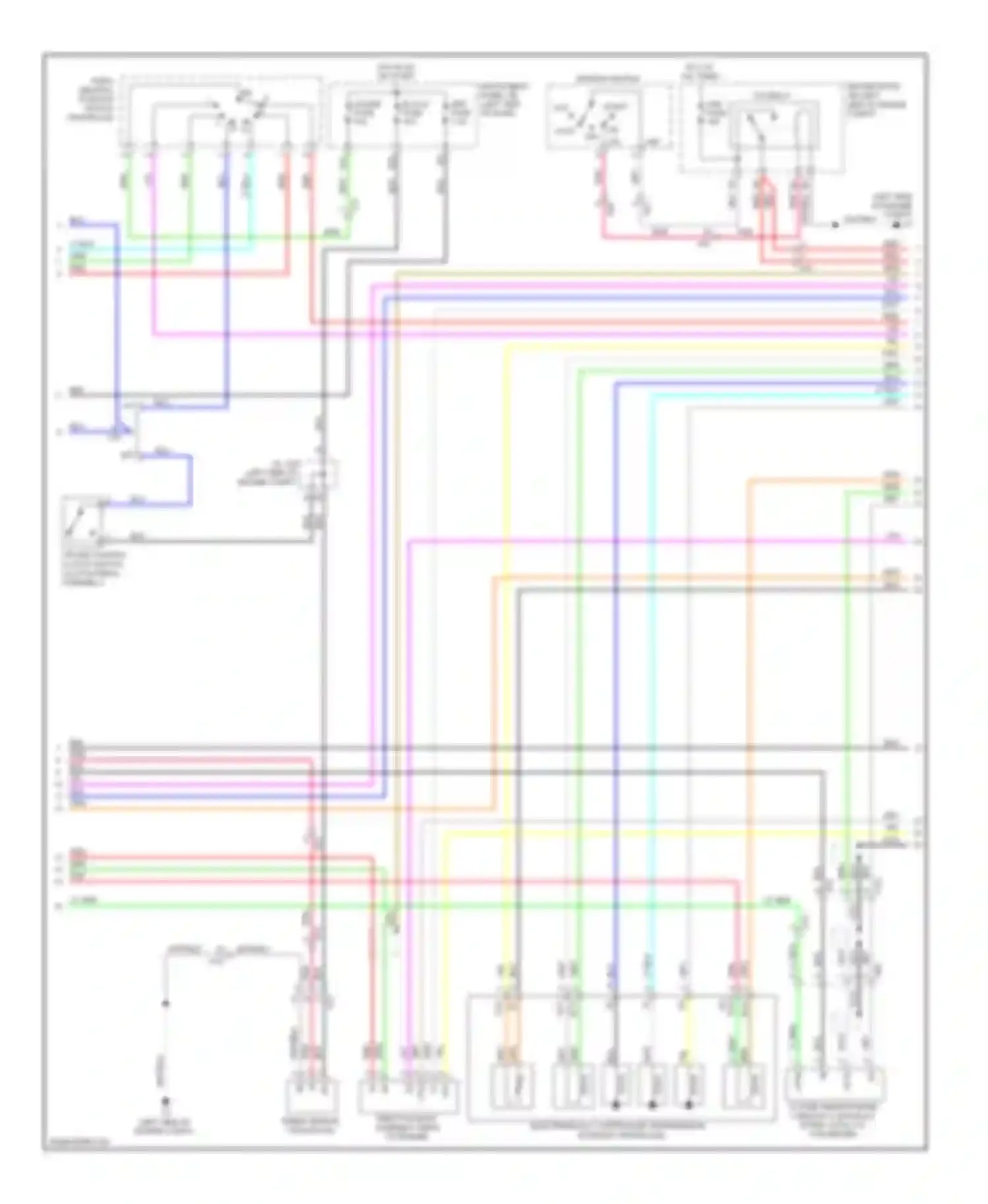 Yaris Toyota III (2010-2014): Wiring diagram engine performance 1.5l, sedan (3 of 4)