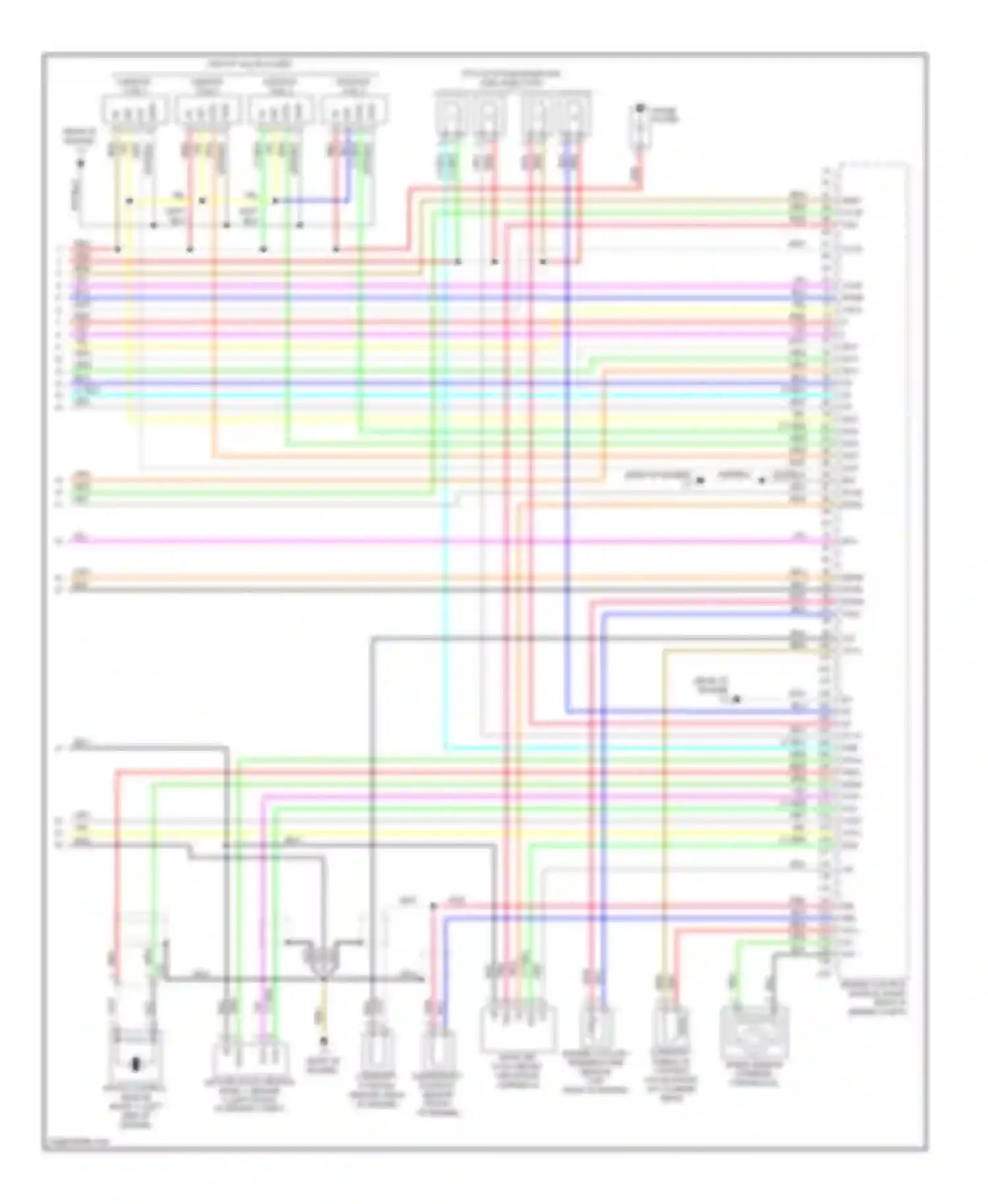 Yaris Toyota III (2010-2014): Wiring diagram engine performance 1.5l, sedan (4 of 4)