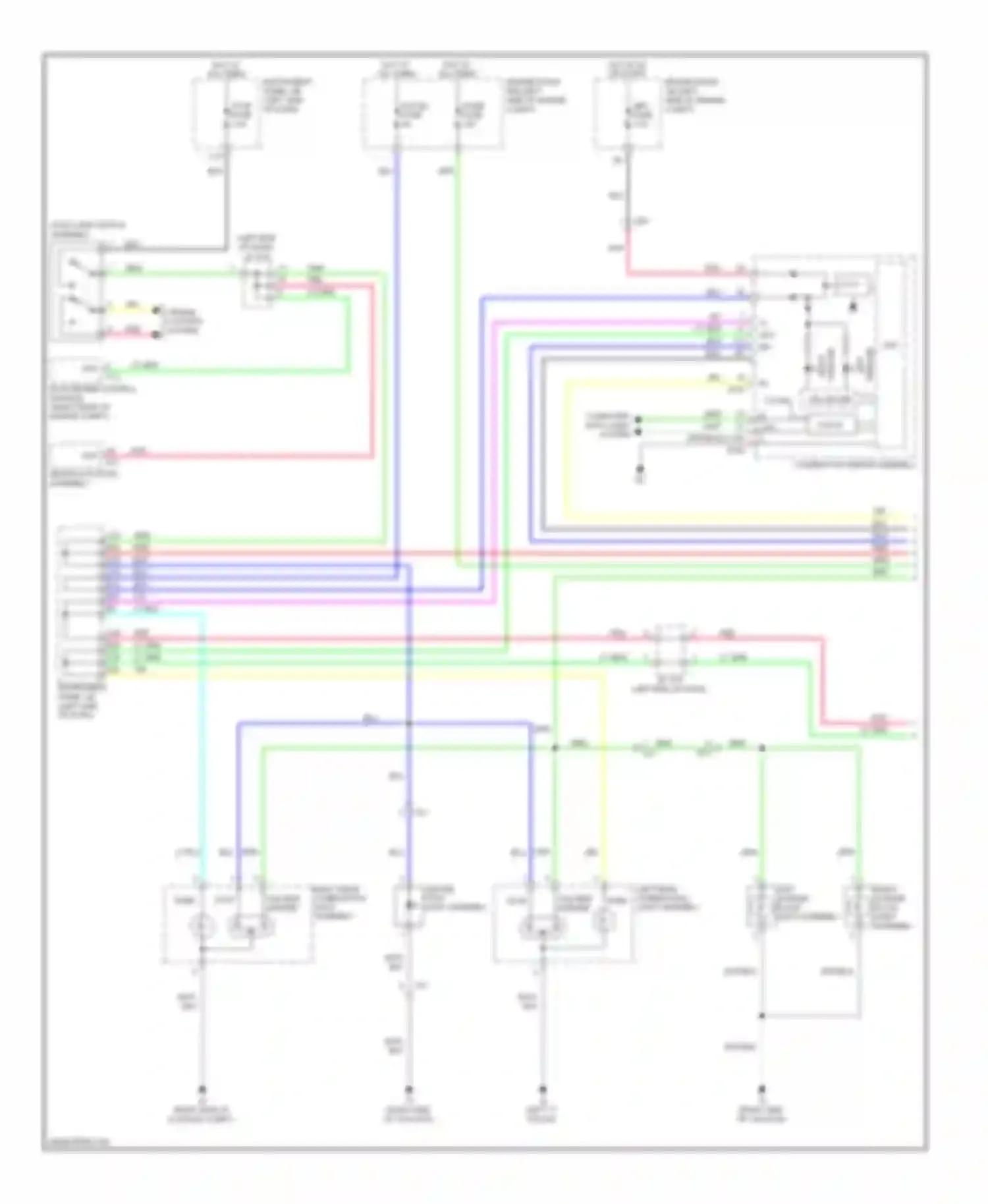 Yaris Toyota III (2010-2014): Exterior lamps circuit, hatchback (1 of 2)