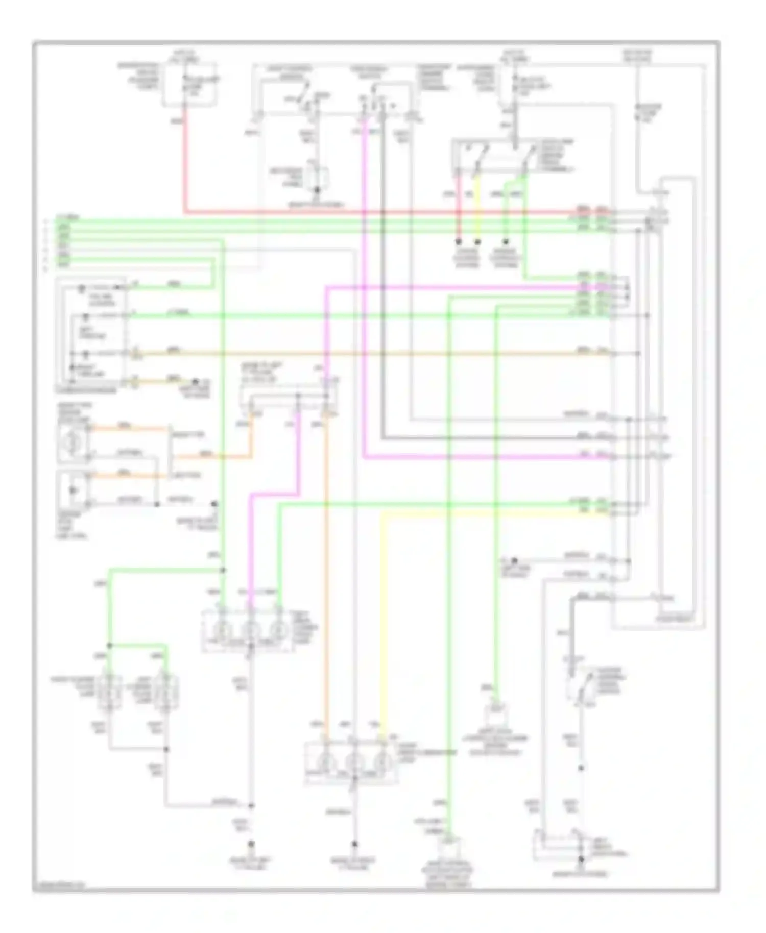 Yaris Toyota III (2010-2014): Exterior lamps circuit, sedan (2 of 2)