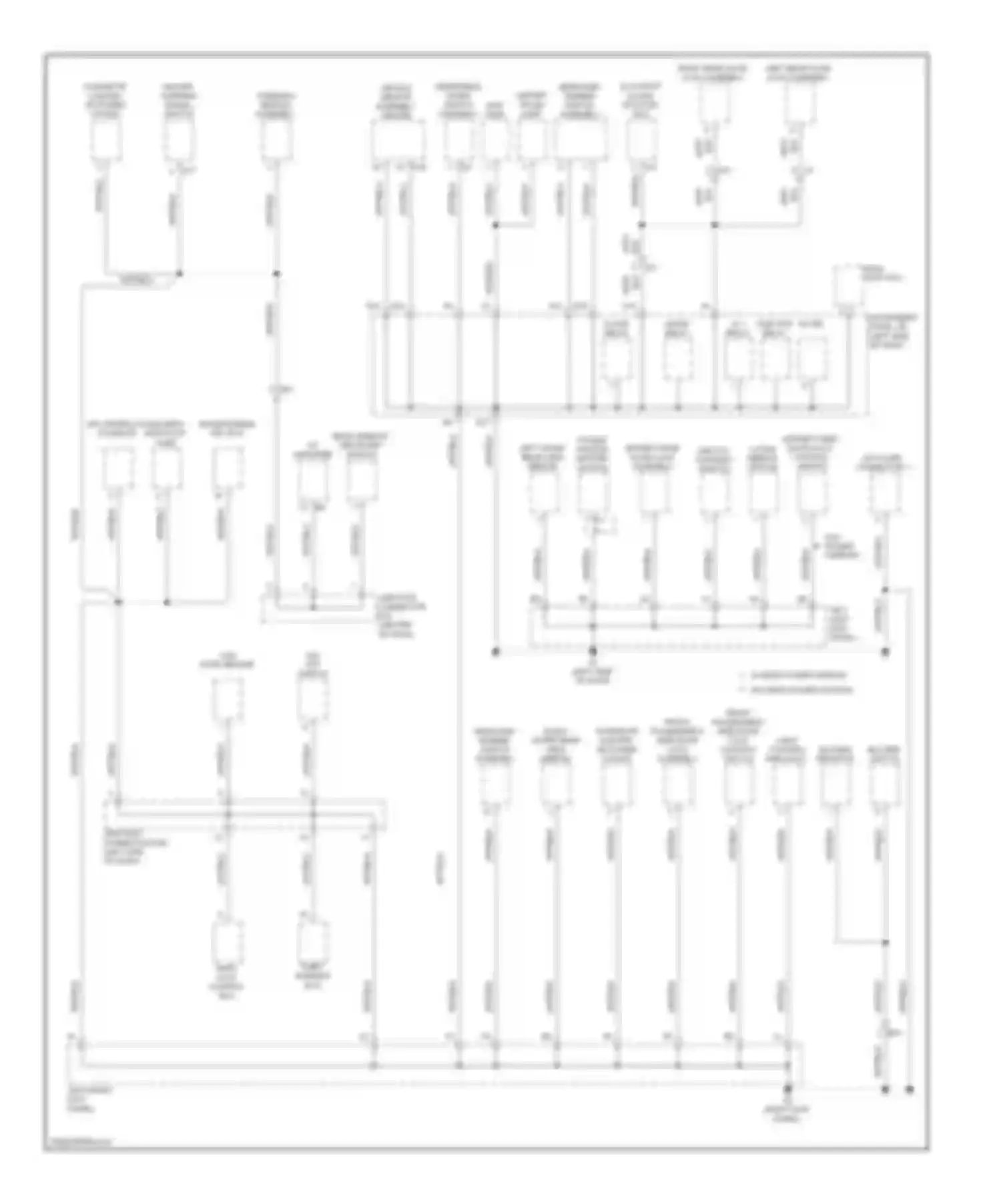 Yaris Toyota III (2010-2014): Ground distribution circuit, sedan (3 of 3)