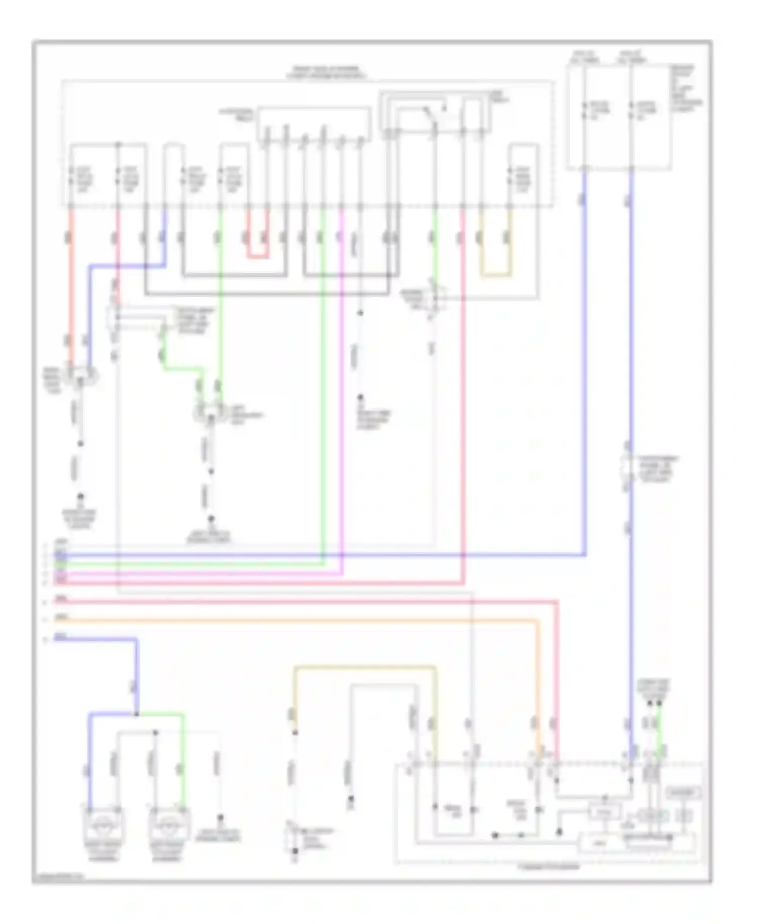Yaris Toyota III (2010-2014): Headlights circuit, with drl hatchback (2 of 2)