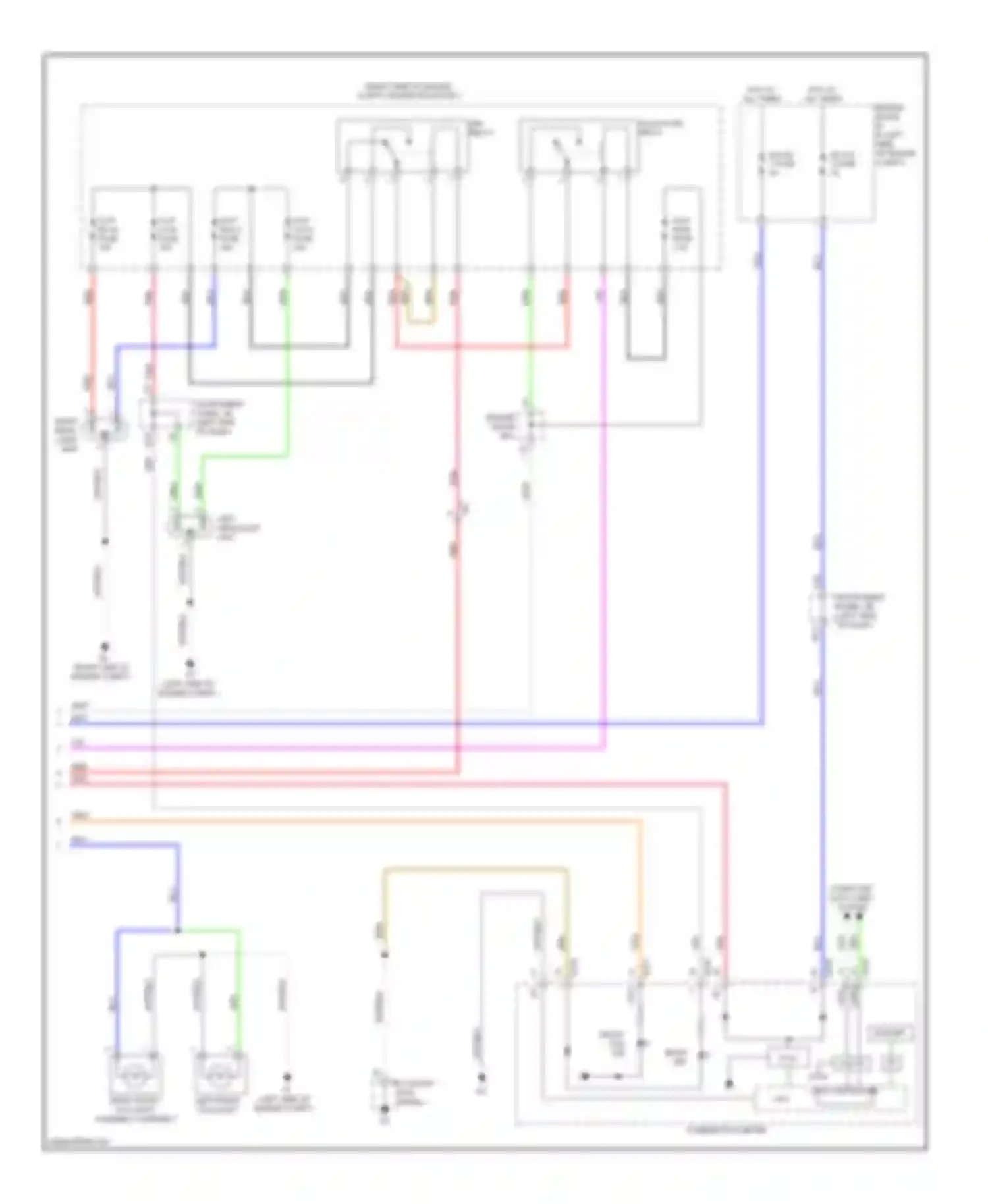 Yaris Toyota III (2010-2014): Headlights circuit, without drl hatchback (2 of 2)