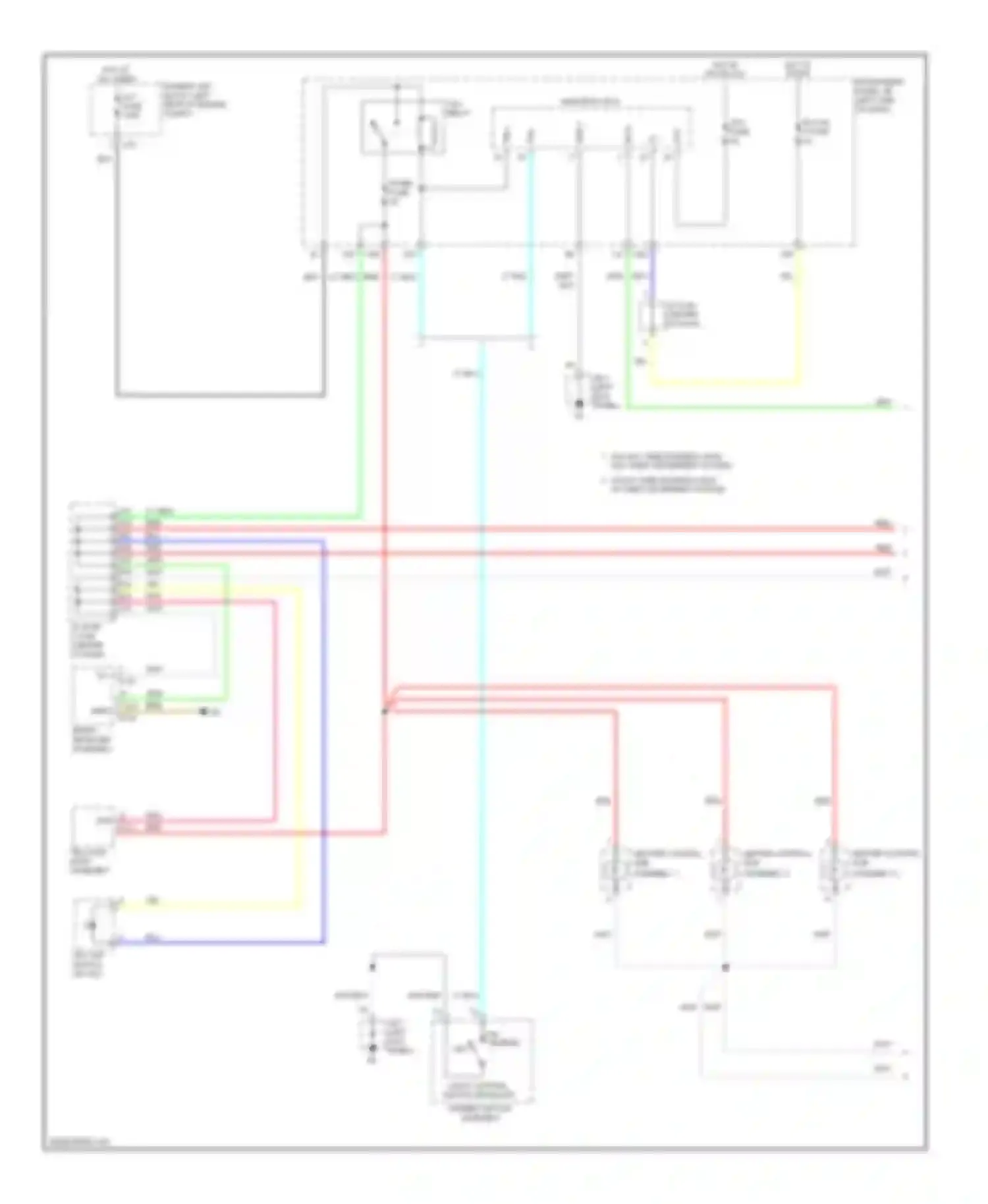 Yaris Toyota III (2010-2014): Instrument illumination circuit, hatchback (1 of 2)