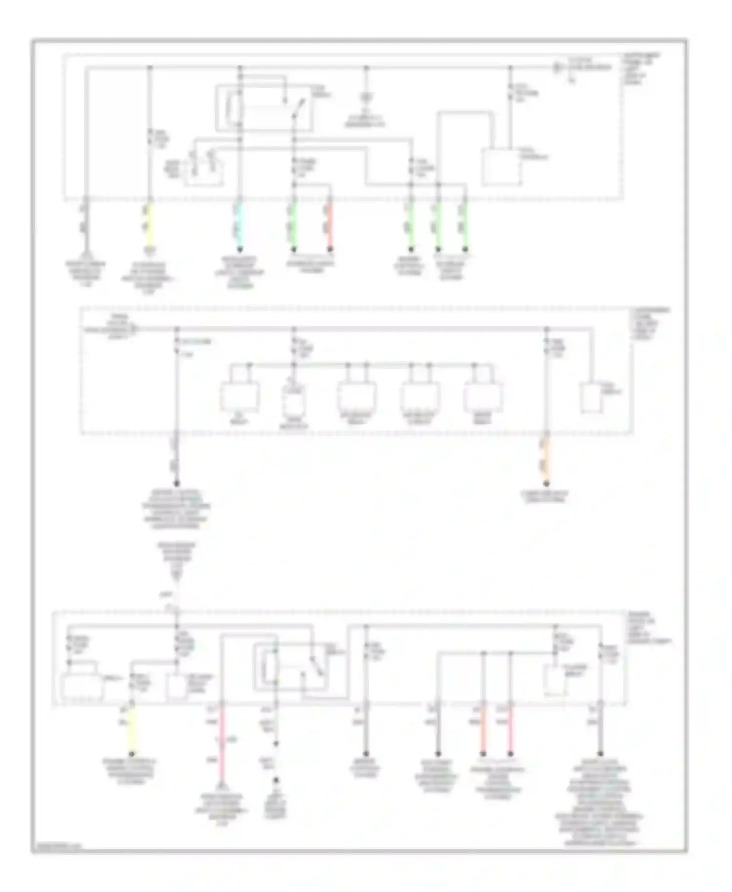 Yaris Toyota III (2010-2014): Power distribution circuit, hatchback (3 of 3)