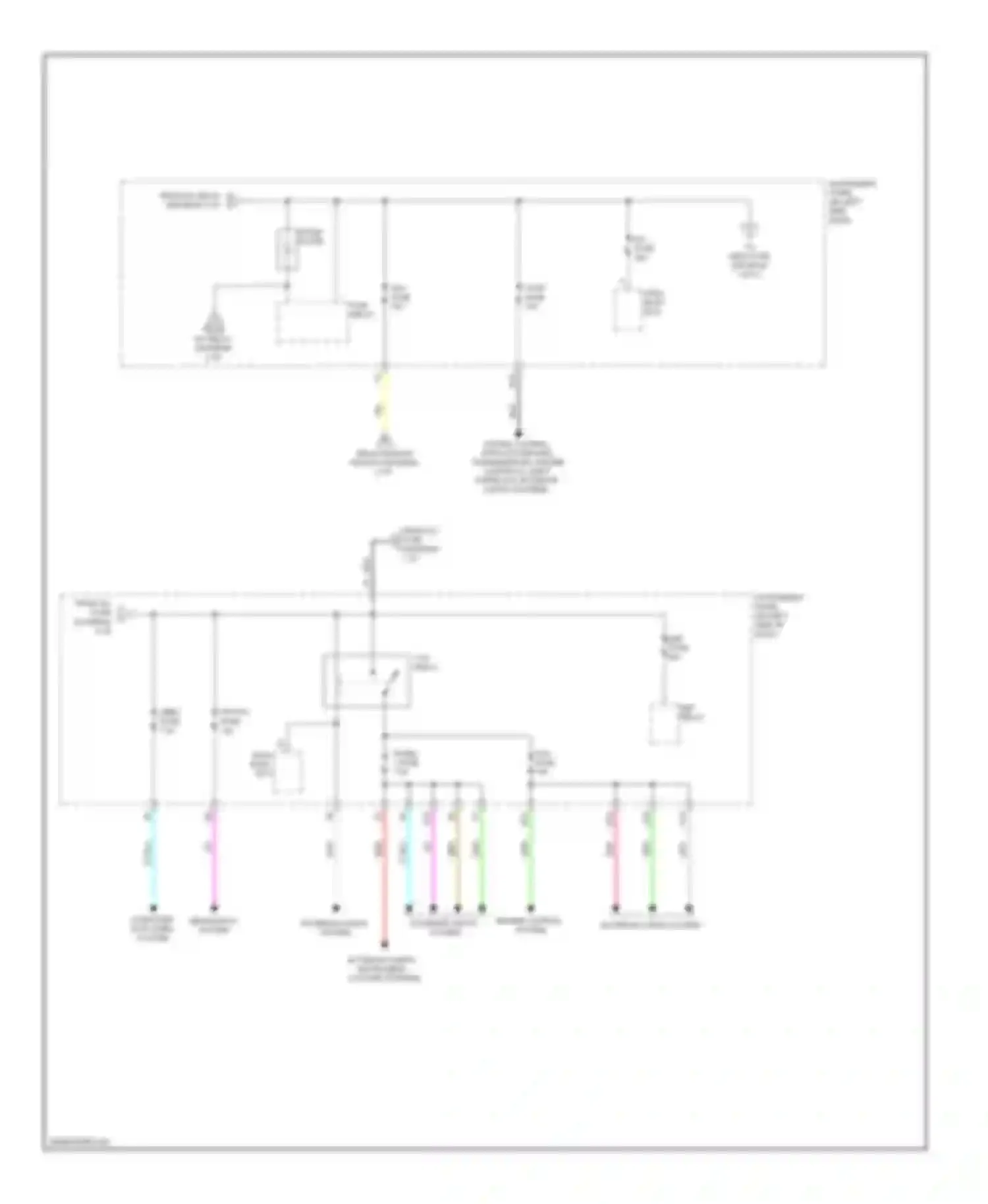 Yaris Toyota III (2010-2014): Power distribution circuit, sedan (3 of 3)
