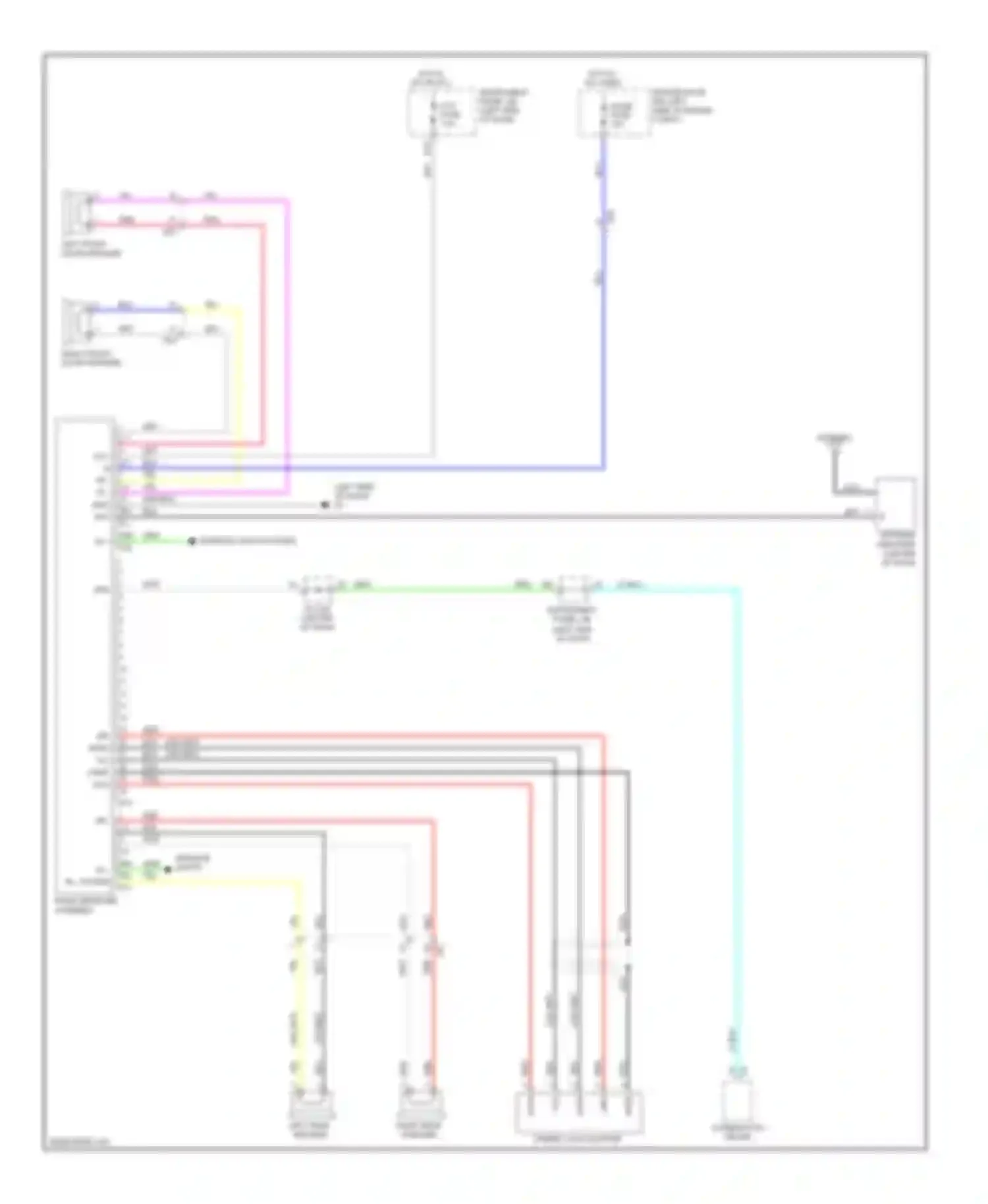 Yaris Toyota III (2010-2014): Radio circuit, sedan