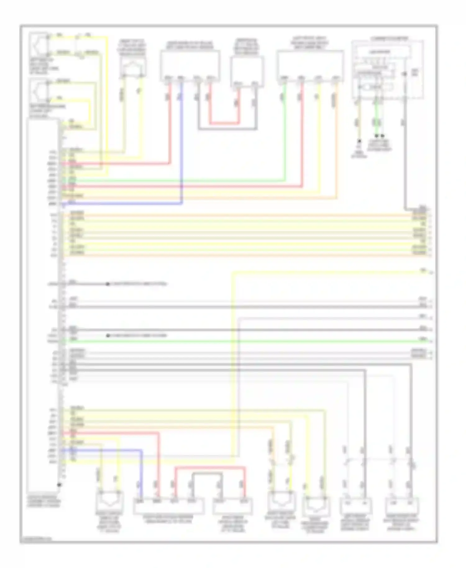 Yaris Toyota III (2010-2014): Supplemental restraints circuit, sedan (2 of 2)