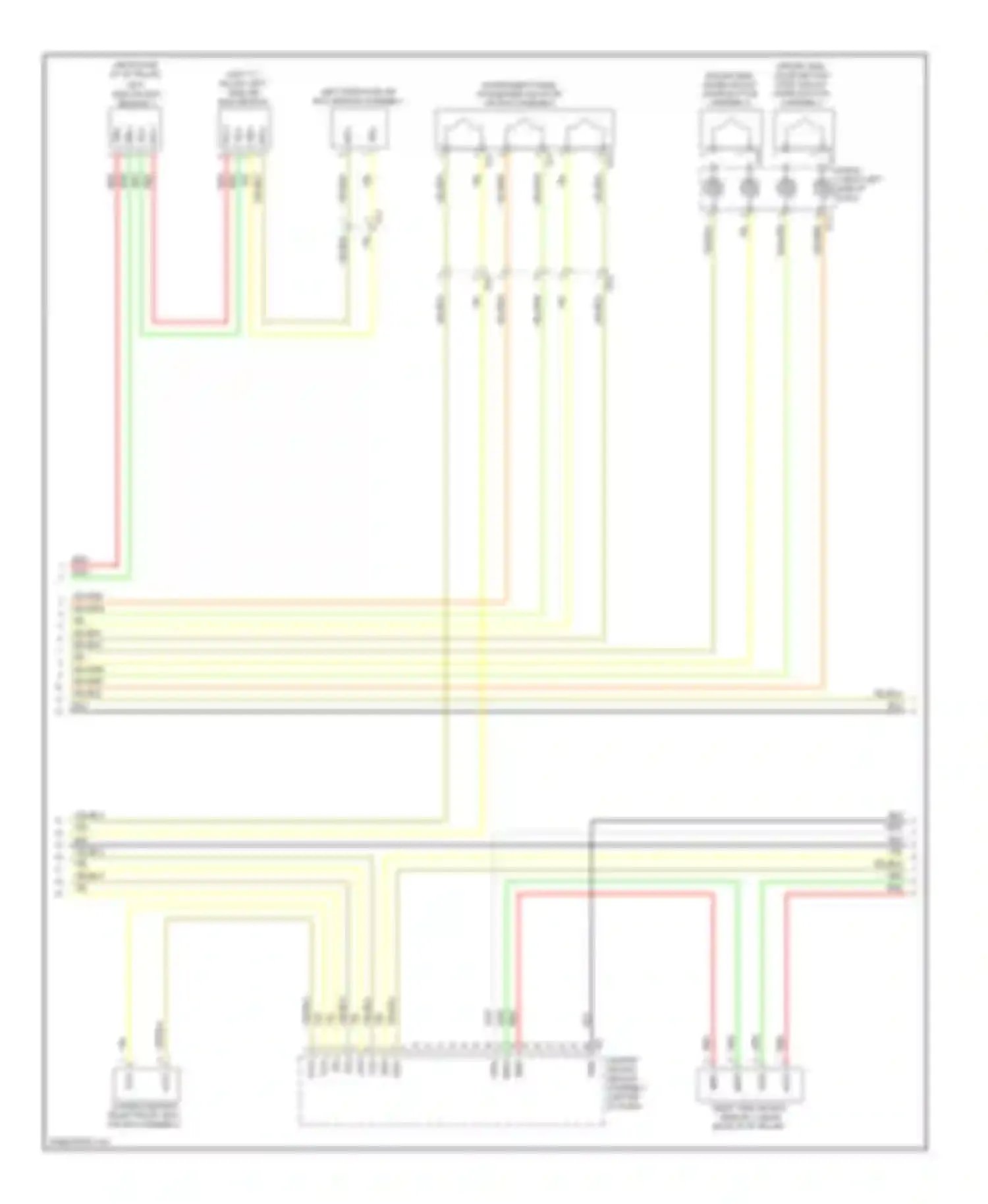 Yaris Toyota III (2010-2014): Supplemental restraints circuit, with built-in type yaw rate sensor hatchback (2 of 3)