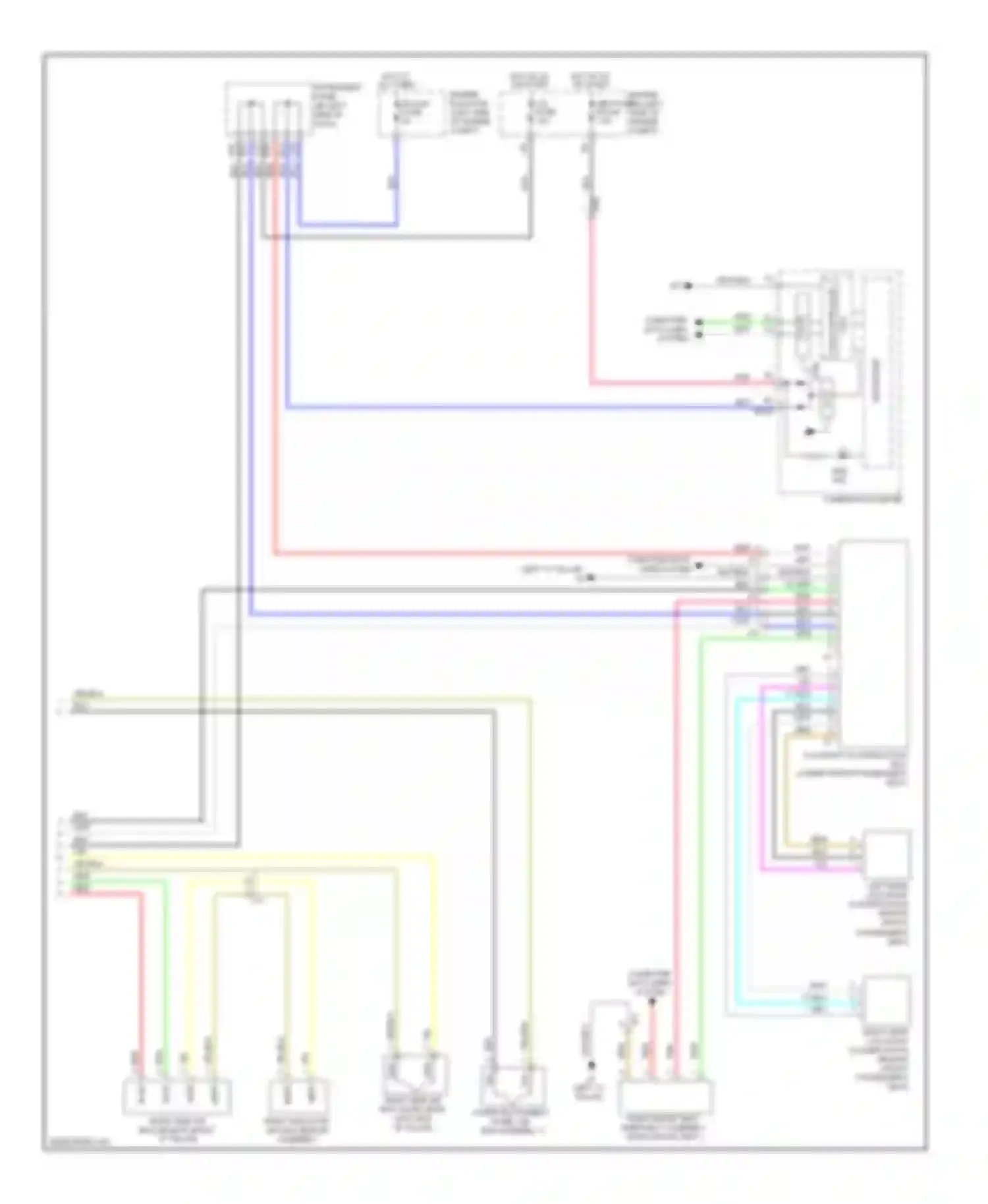 Yaris Toyota III (2010-2014): Supplemental restraints circuit, with built-in type yaw rate sensor hatchback (3 of 3)
