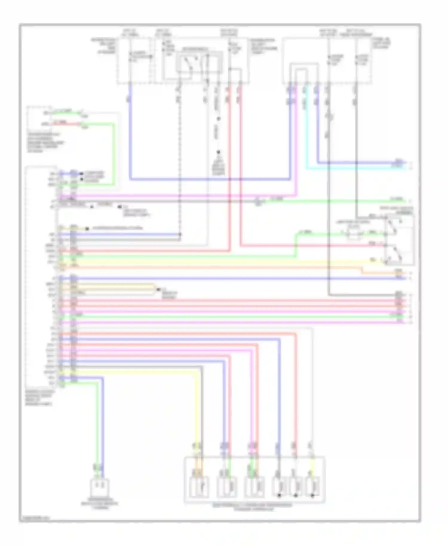Yaris Toyota III (2010-2014): Transmission circuit, hatchback (1 of 2)