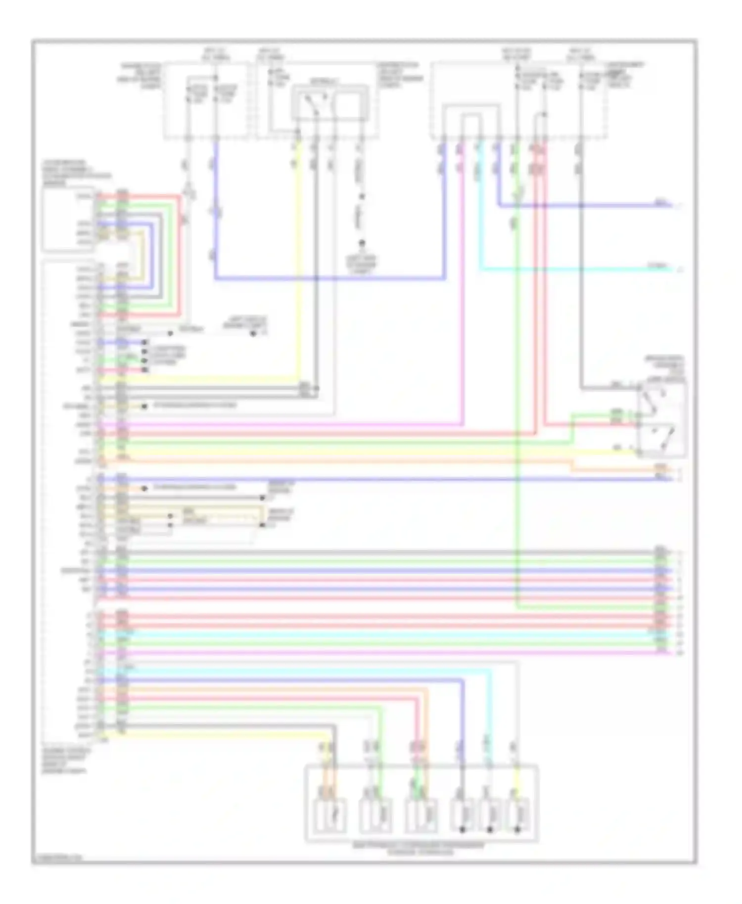 Yaris Toyota III (2010-2014): Transmission circuit, sedan (1 of 2)