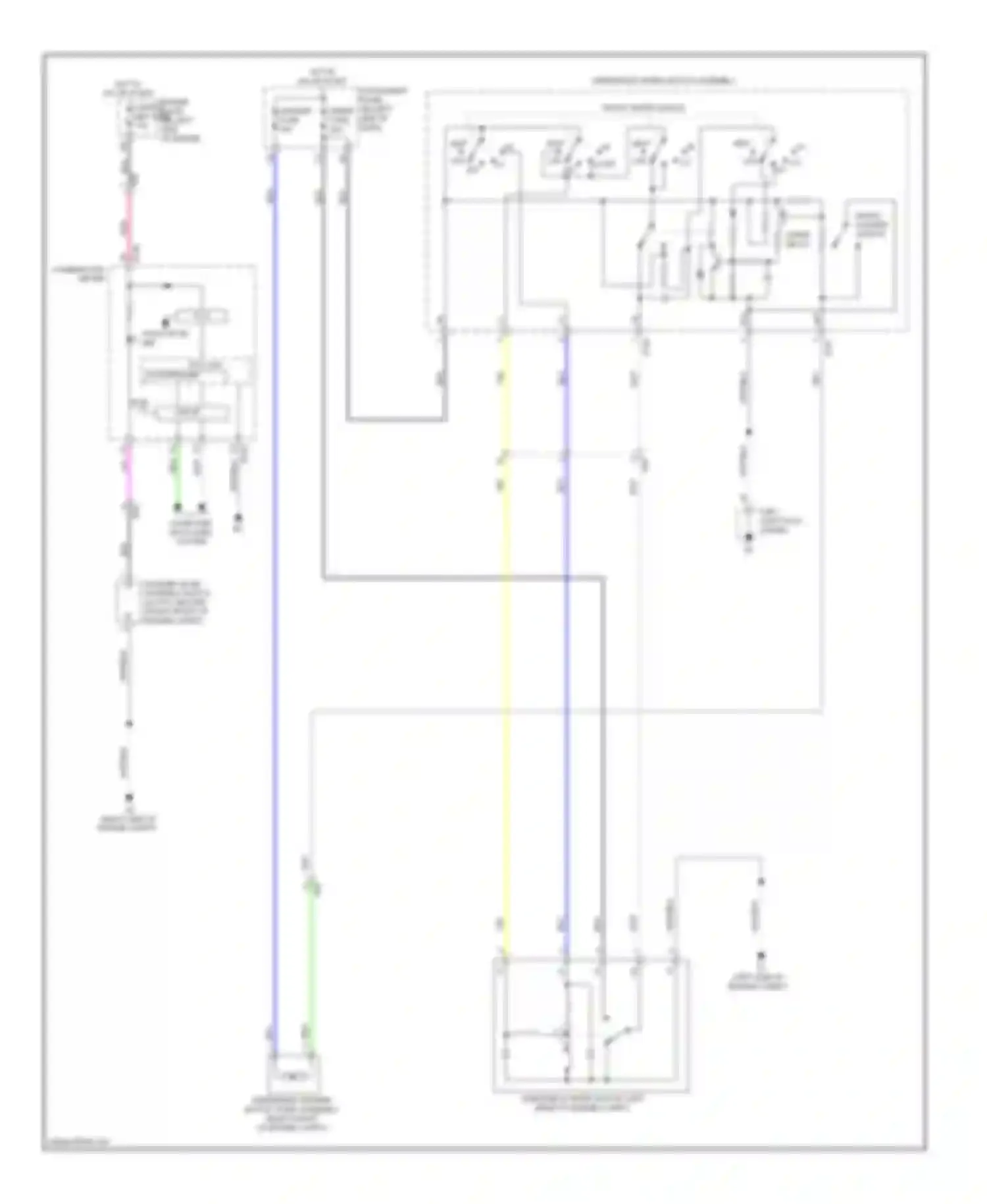 Yaris Toyota III (2010-2014): Front wiper/washer circuit, hatchback