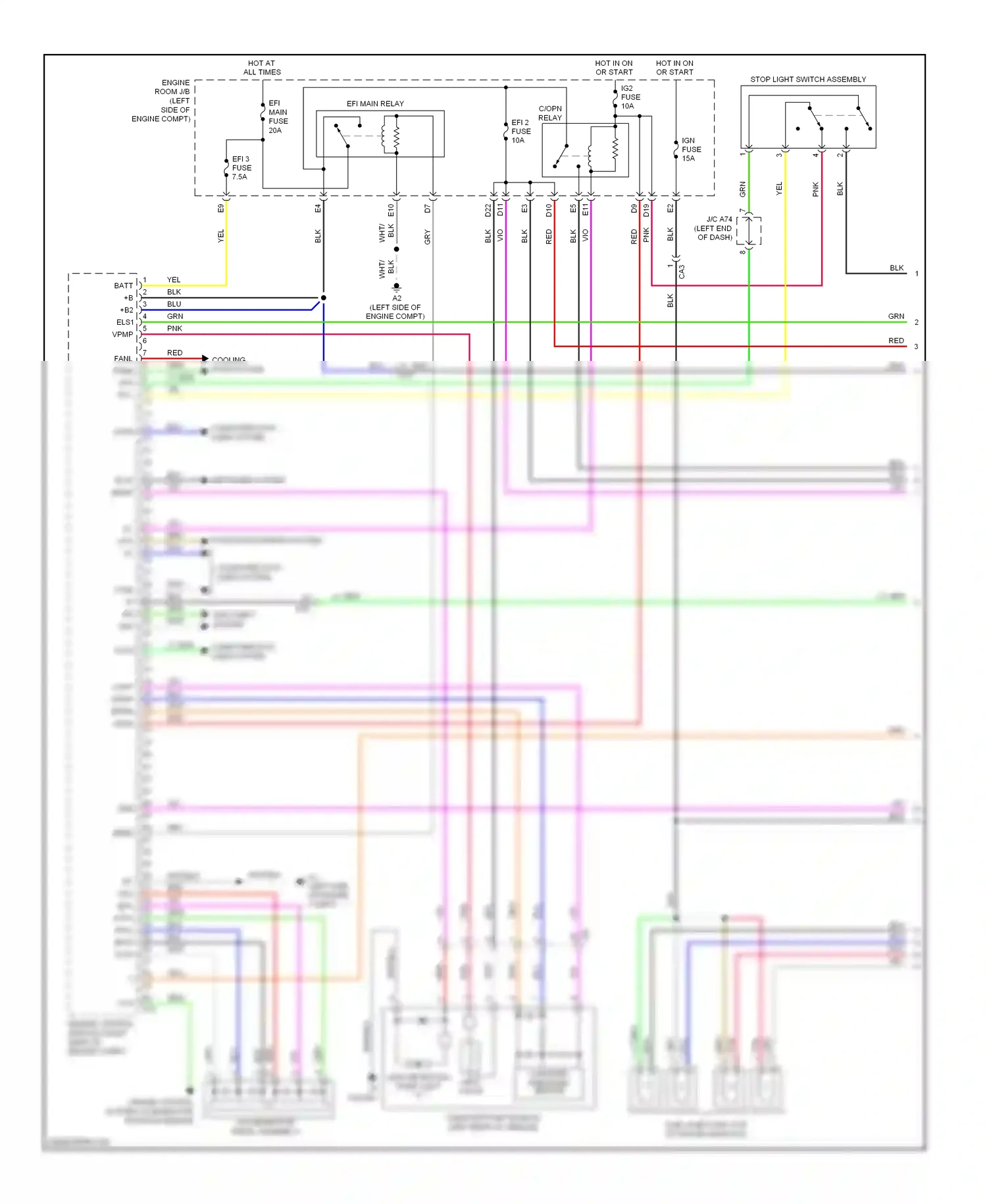 Wiring diagram computer data lines system for Toyota Yaris III (2010-2014) (18 of 49)