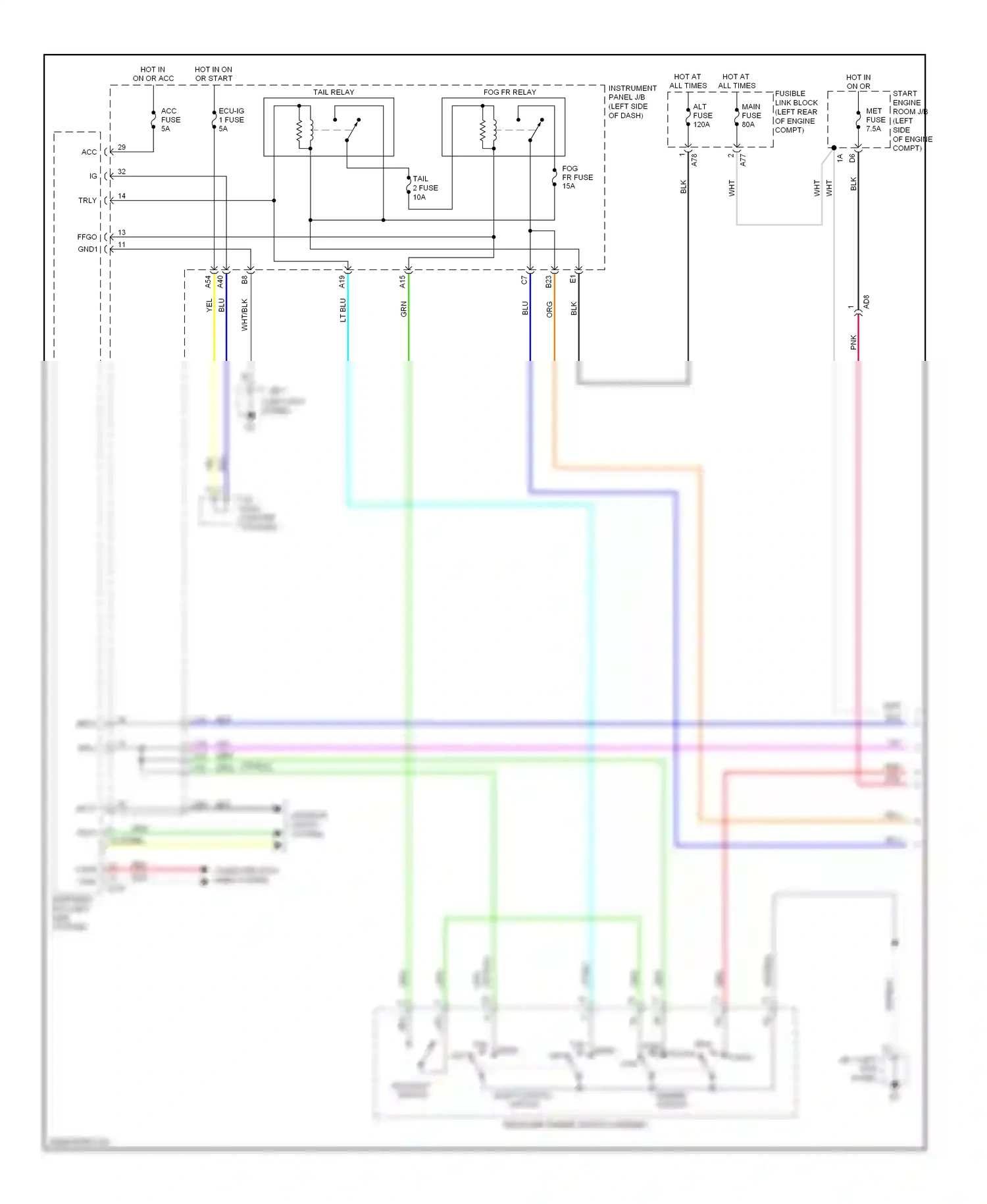 Wiring diagram computer data lines system for Toyota Yaris III (2010-2014) (17 of 49)