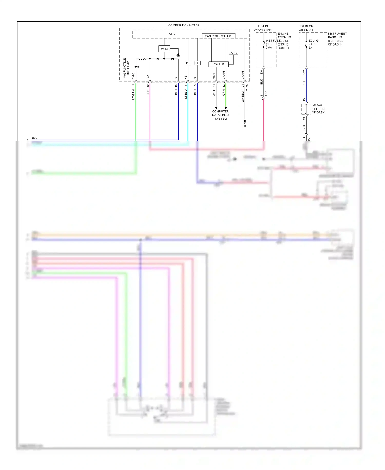 Wiring diagram computer data lines system for Toyota Yaris III (2010-2014) (48 of 49)