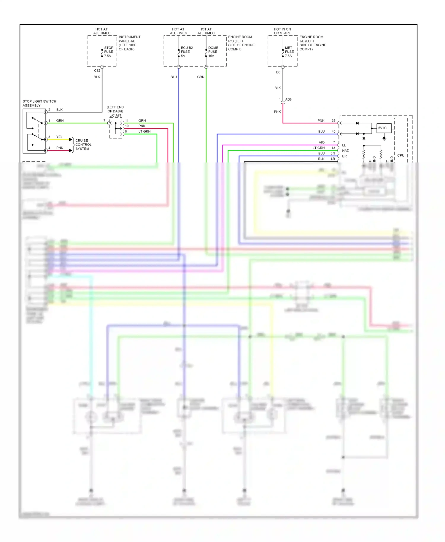 Wiring diagram computer data lines system for Toyota Yaris III (2010-2014) (14 of 49)