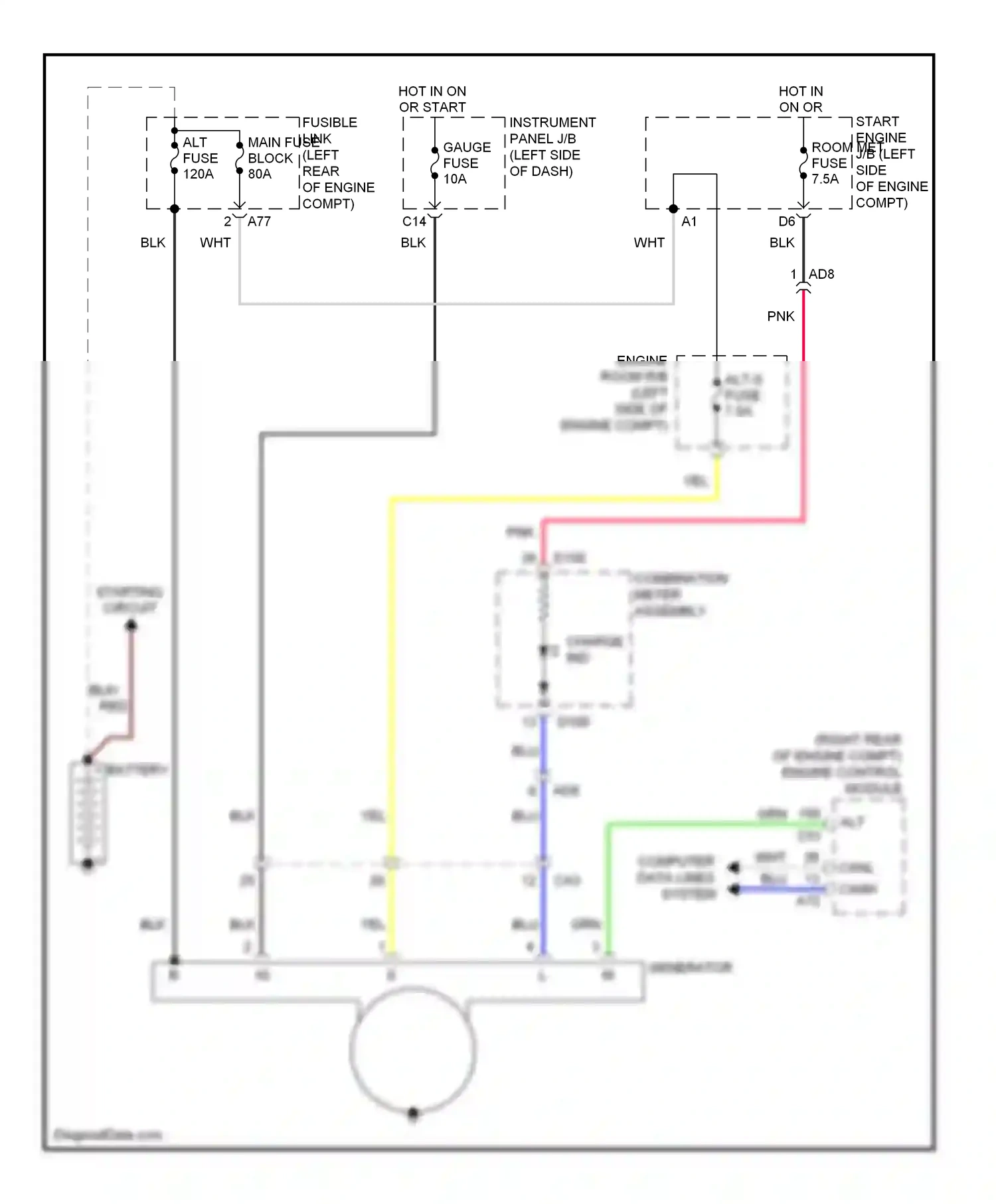 Wiring diagram computer data lines system for Toyota Yaris III (2010-2014) (31 of 49)