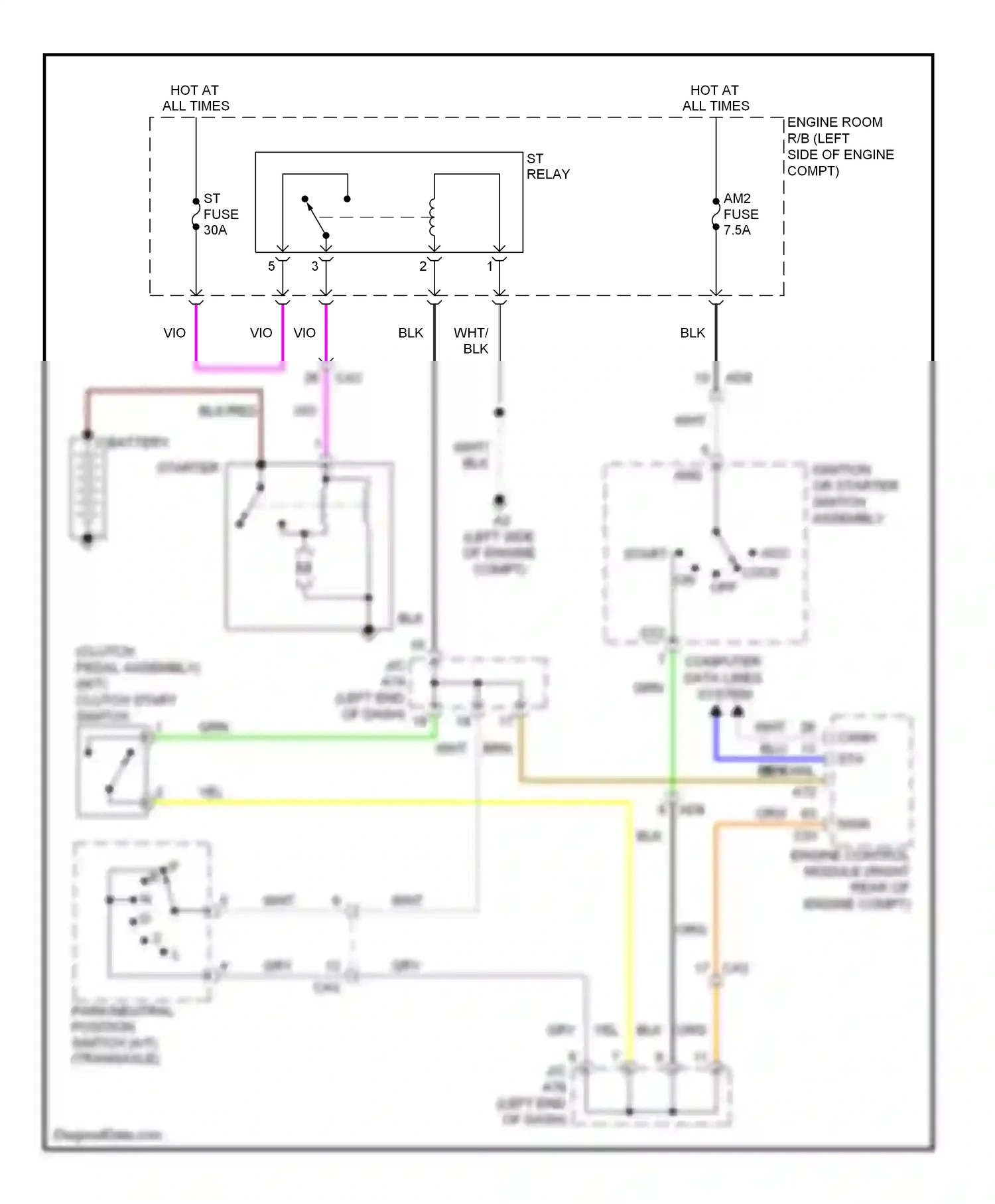 Wiring diagram computer data lines system for Toyota Yaris III (2010-2014) (34 of 49)